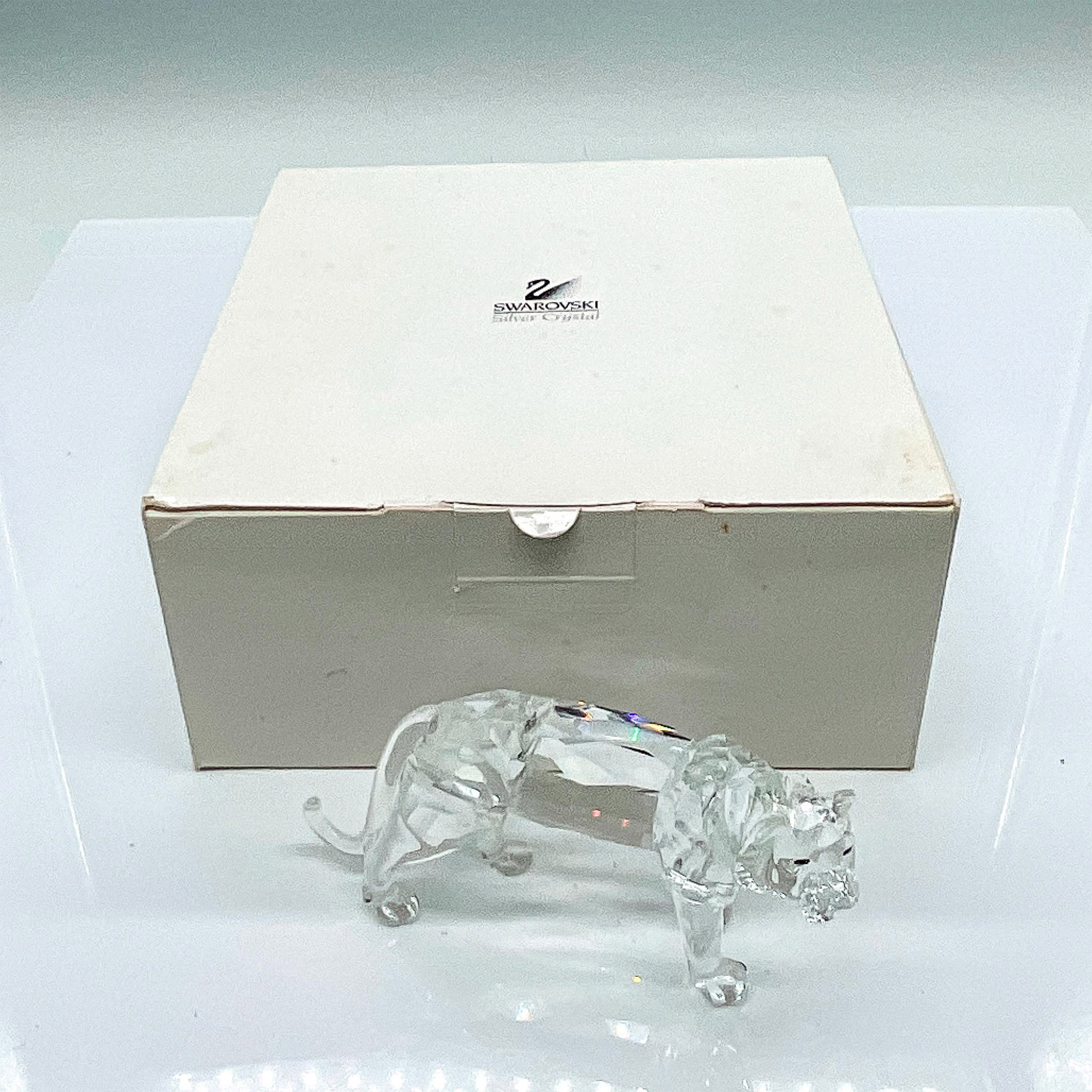Swarovski Silver Crystal Figurine, Tiger - Image 4 of 4