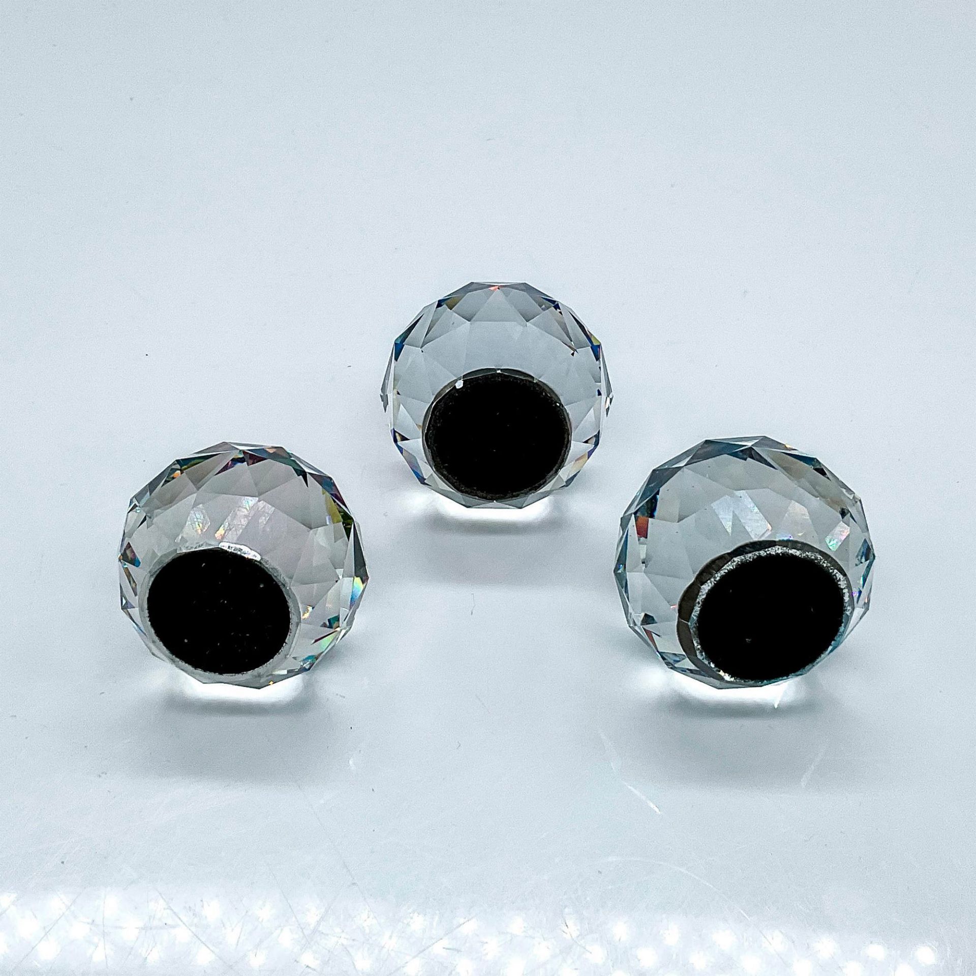 3pc Caithness Crystal Glass Paperweights - Bild 2 aus 3