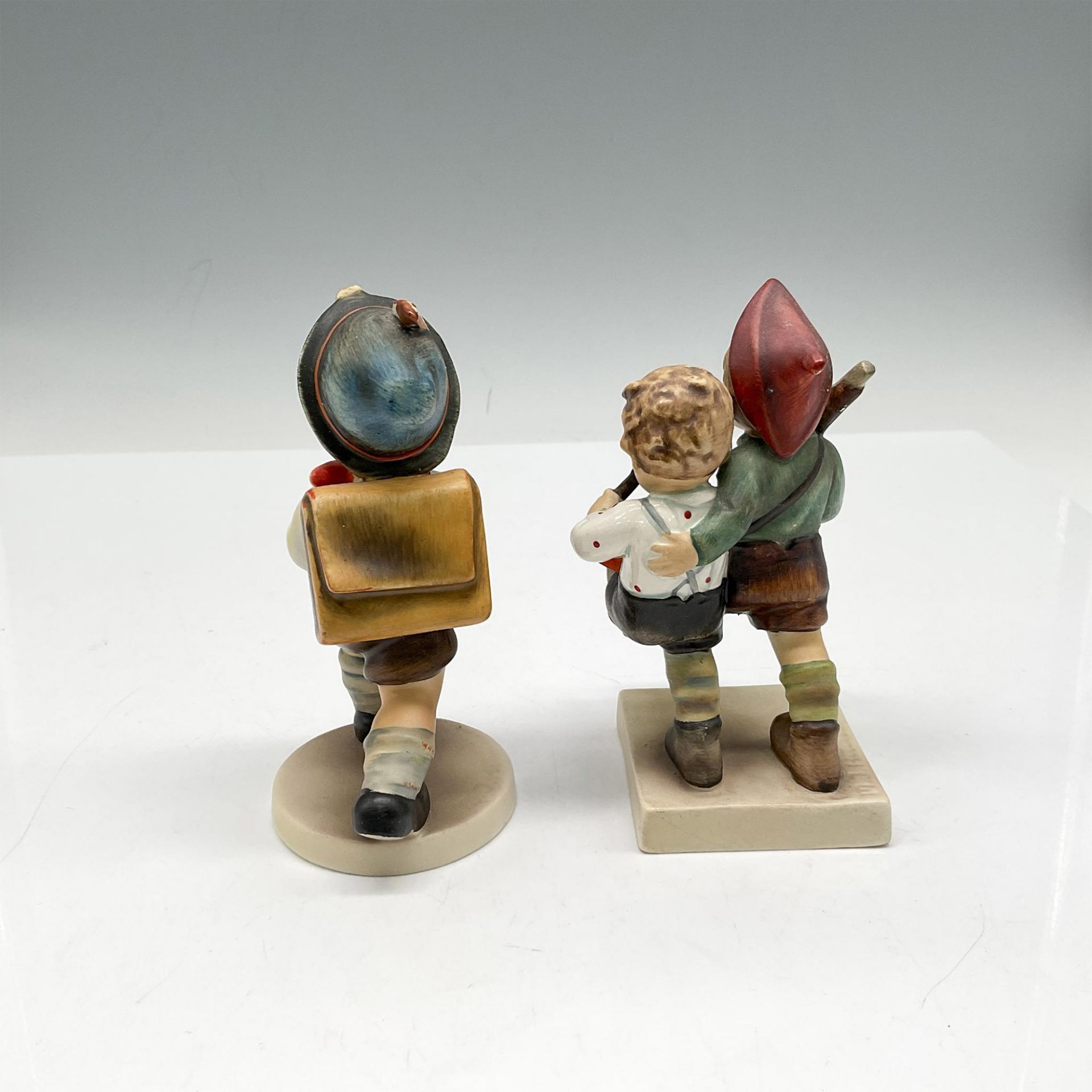 2pc Goebel Hummel Porcelain Figurines, Boys - Image 2 of 3