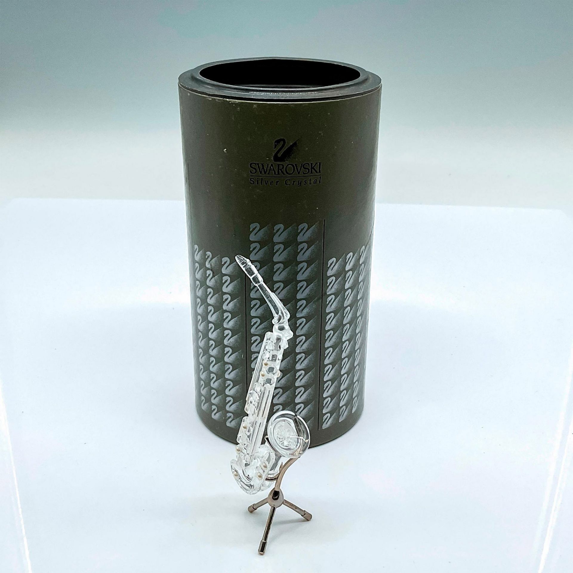 Swarovski Silver Crystal Figurine, Saxophone - Bild 3 aus 3