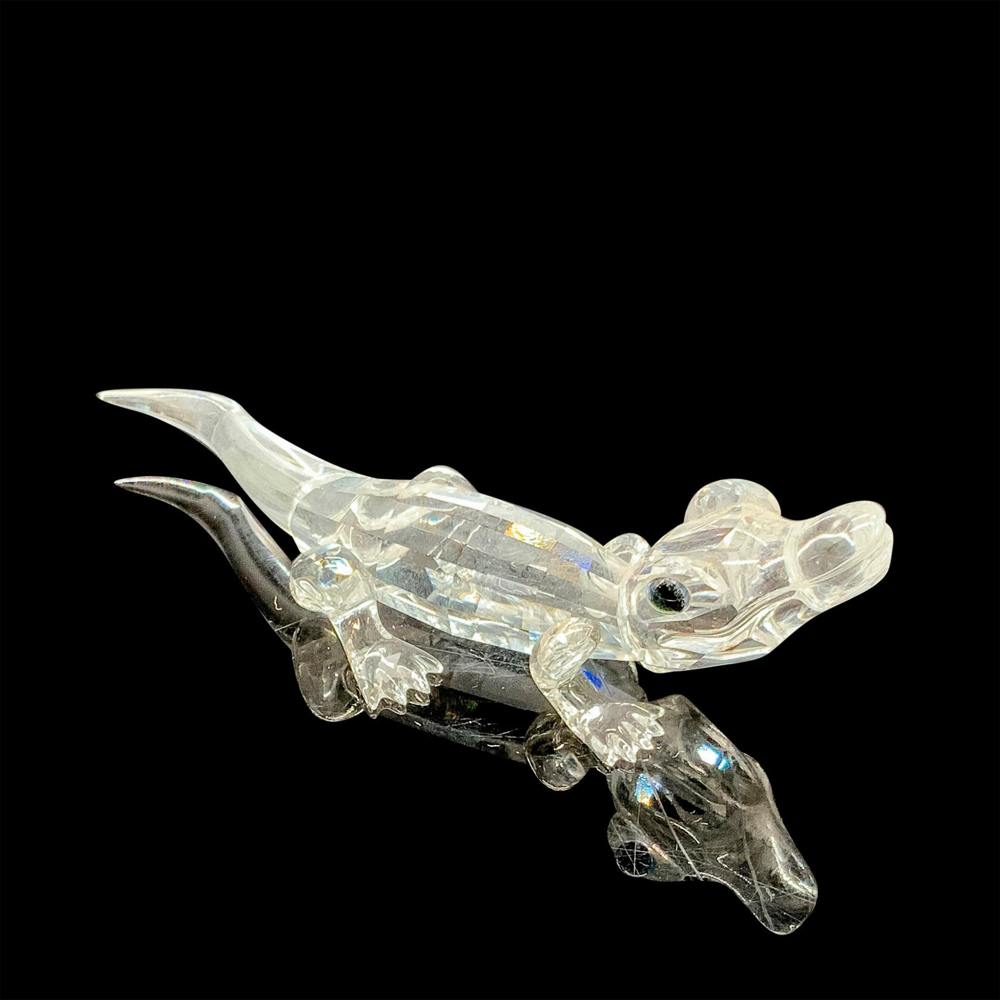 Swarovski Crystal Figurine, Mini Alligator