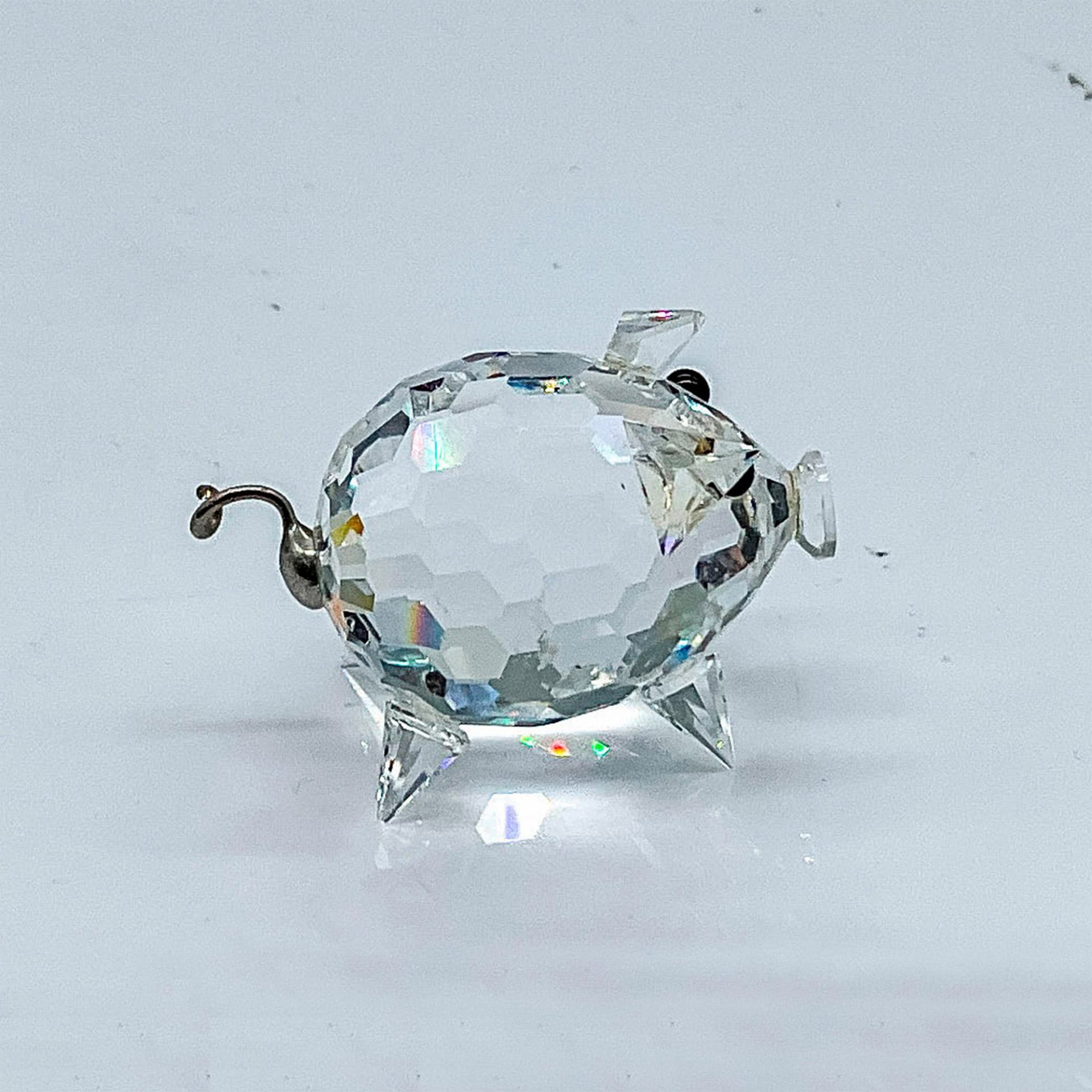 Swarovski Silver Crystal Figurine, Mini Pig - Bild 2 aus 4