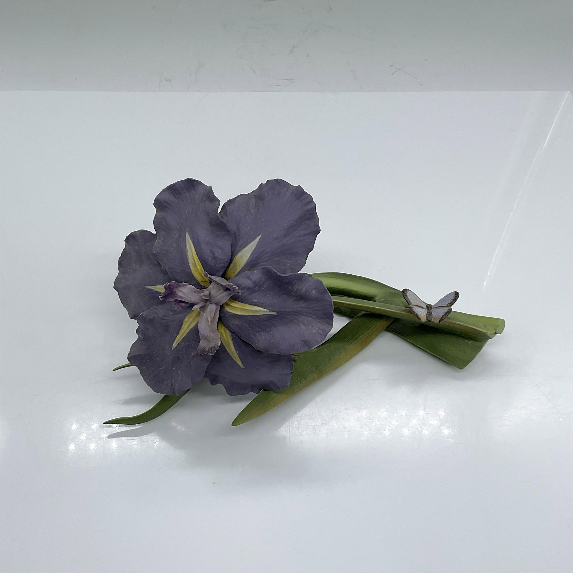 Franklin Mint Hanae Mori Figure, The Noble Iris - Image 2 of 4