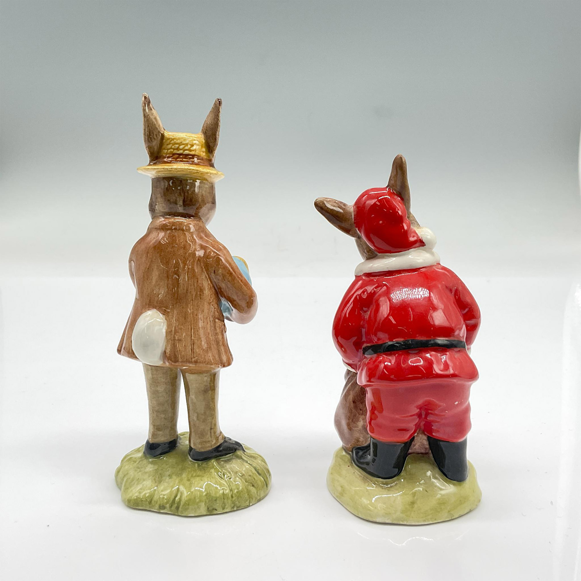 2pc Royal Doulton Figurines, Mr Bunnykins Easter + Santa - Image 2 of 3