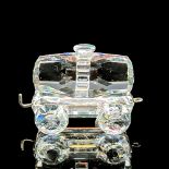 Swarovski Silver Crystal Figurine, Tank Wagon Train Car