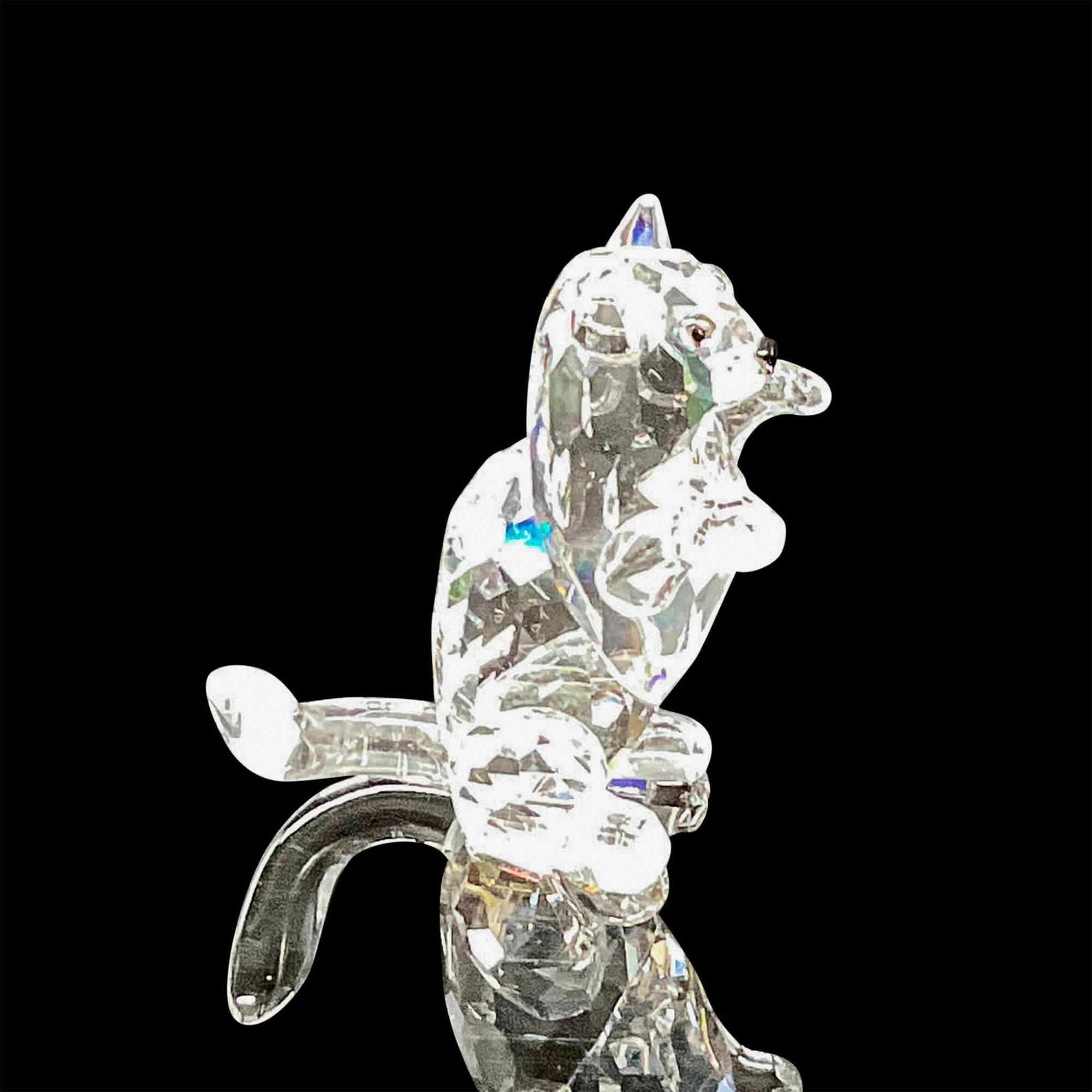 Swarovski Silver Crystal Figurine, Begging Kitten - Image 2 of 4