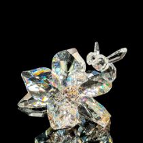Swarovski Silver Crystal Figurine, Bee on Orchid