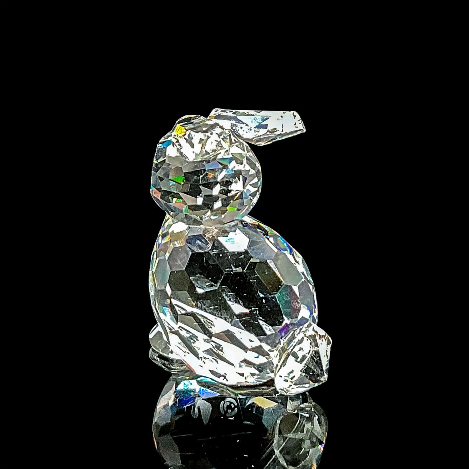 Swarovski Silver Crystal Figurine, Mini Rabbit Sitting - Bild 2 aus 4