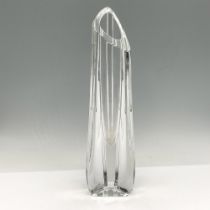 Baccarat Crystal Vase, Triangle Cut