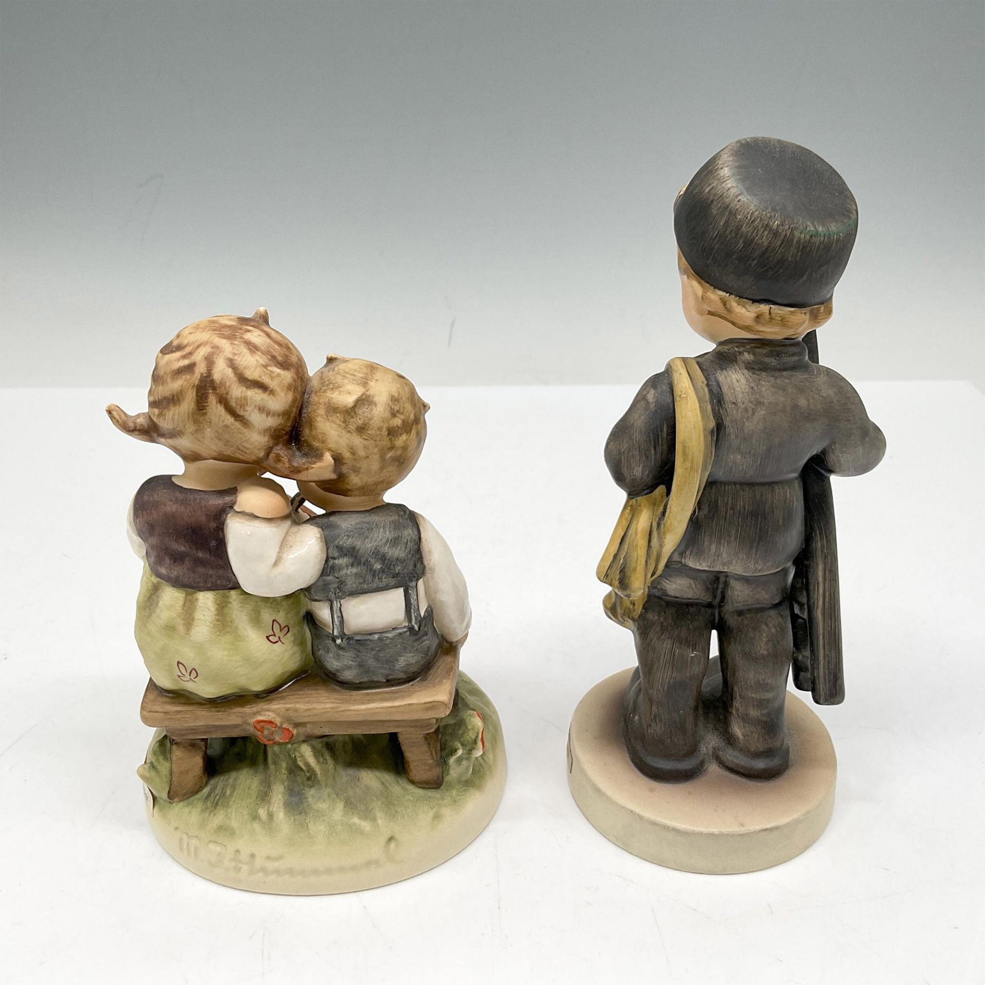 2pc Goebel Hummel Figurines, Chimney Sweep + Smart Sister - Image 2 of 3