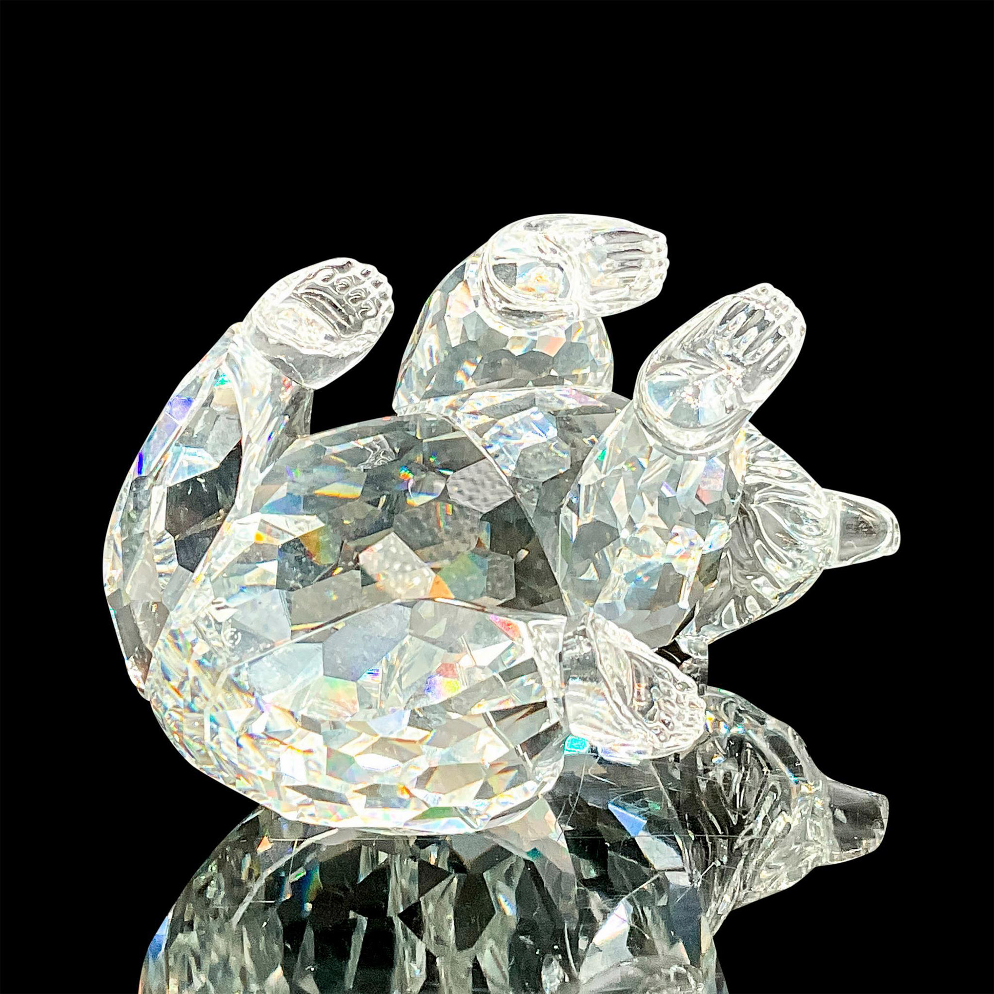Swarovski Silver Crystal Figurine, Grizzly Bear - Image 3 of 4