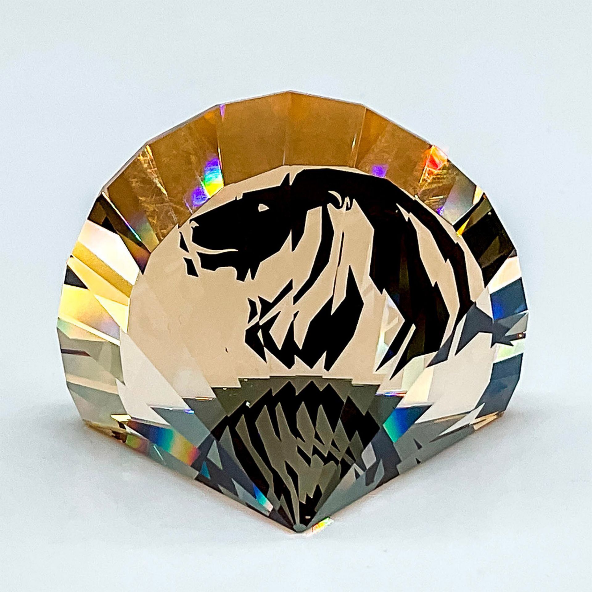 Swarovski Crystal Paperweight, SCS Lion Head - Bild 2 aus 4