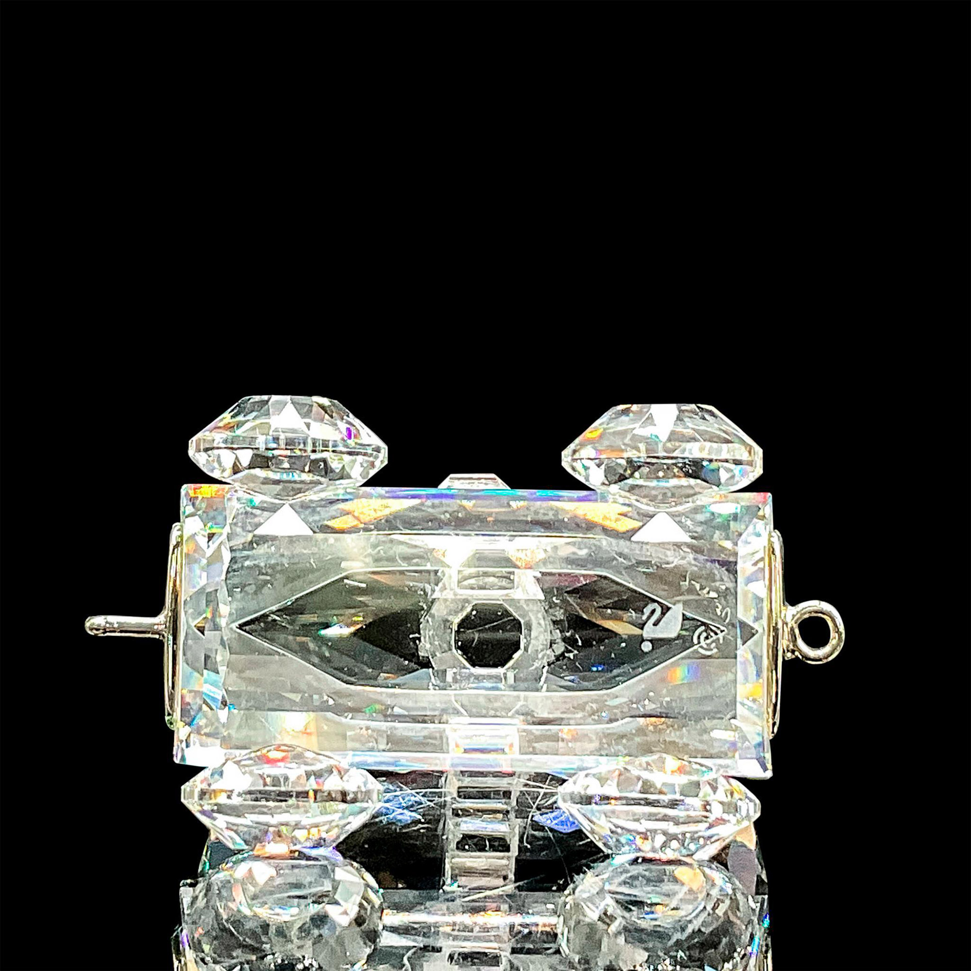 Swarovski Silver Crystal Figurine, Tank Wagon Train Car - Image 3 of 4