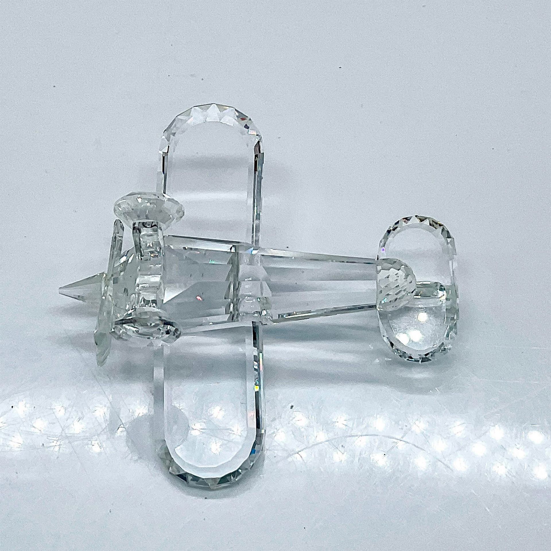 Swarovski Silver Crystal Figurine, Aeroplane - Bild 3 aus 4