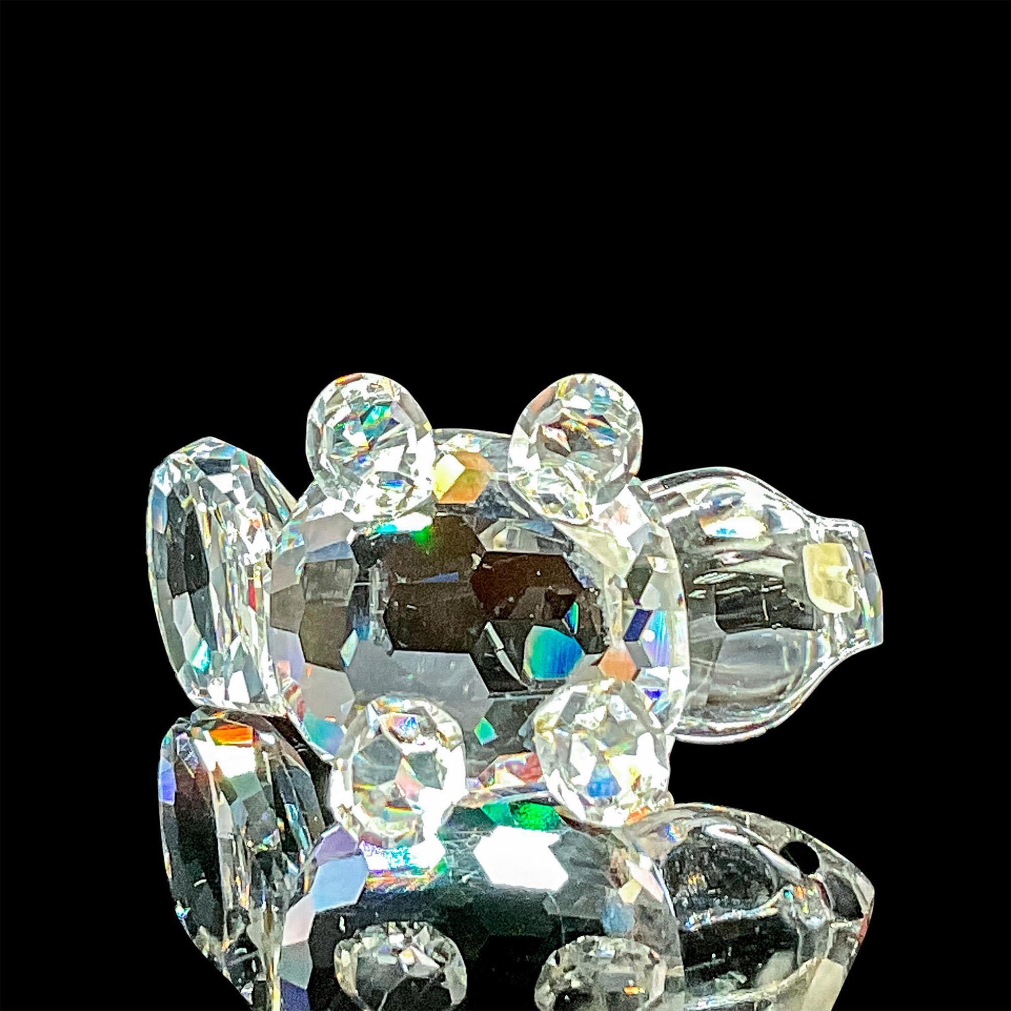 Swarovski Silver Crystal Figurine, Baby Beaver Lying - Image 4 of 5