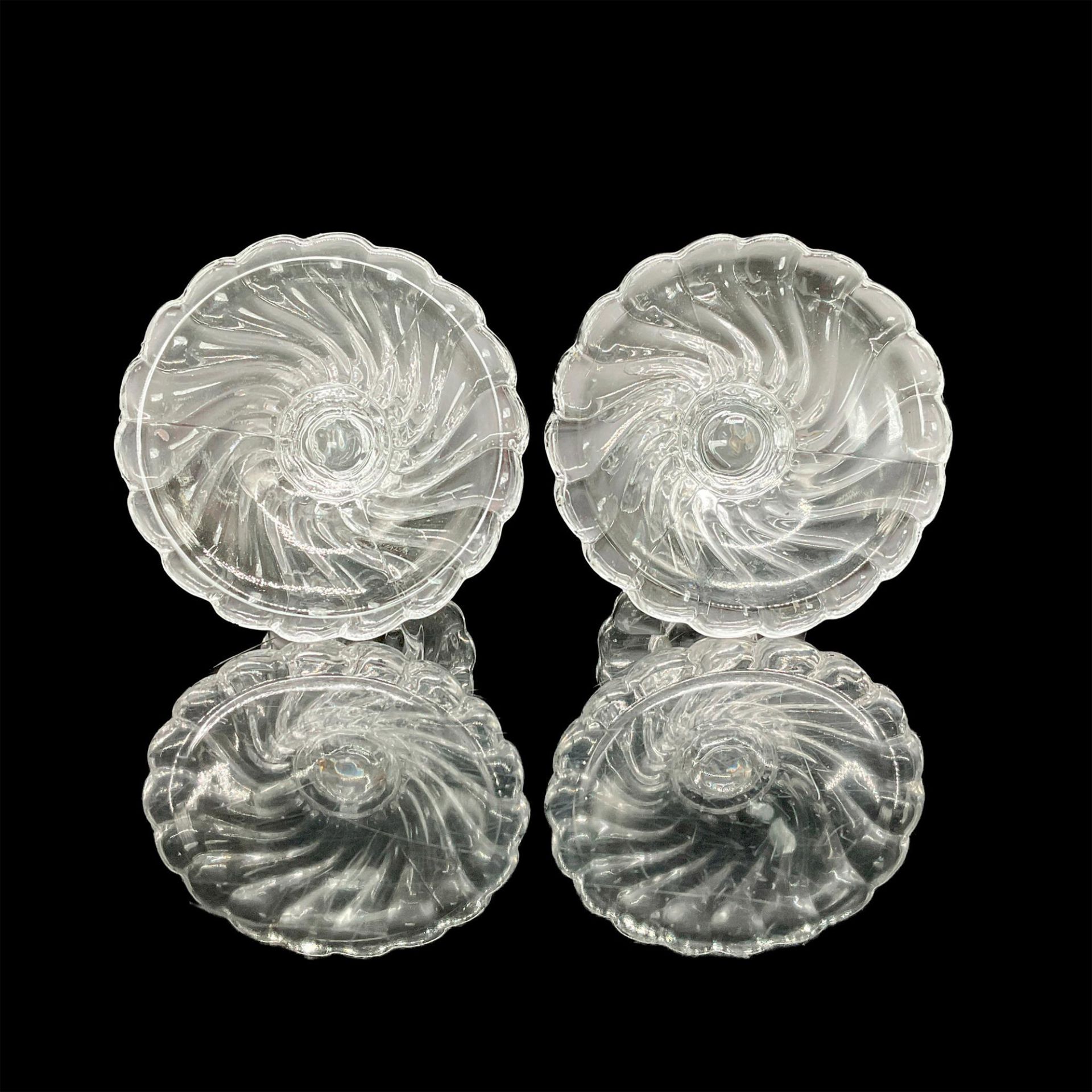 Pair of Fostoria Colony Glass Candle Holders - Image 3 of 3