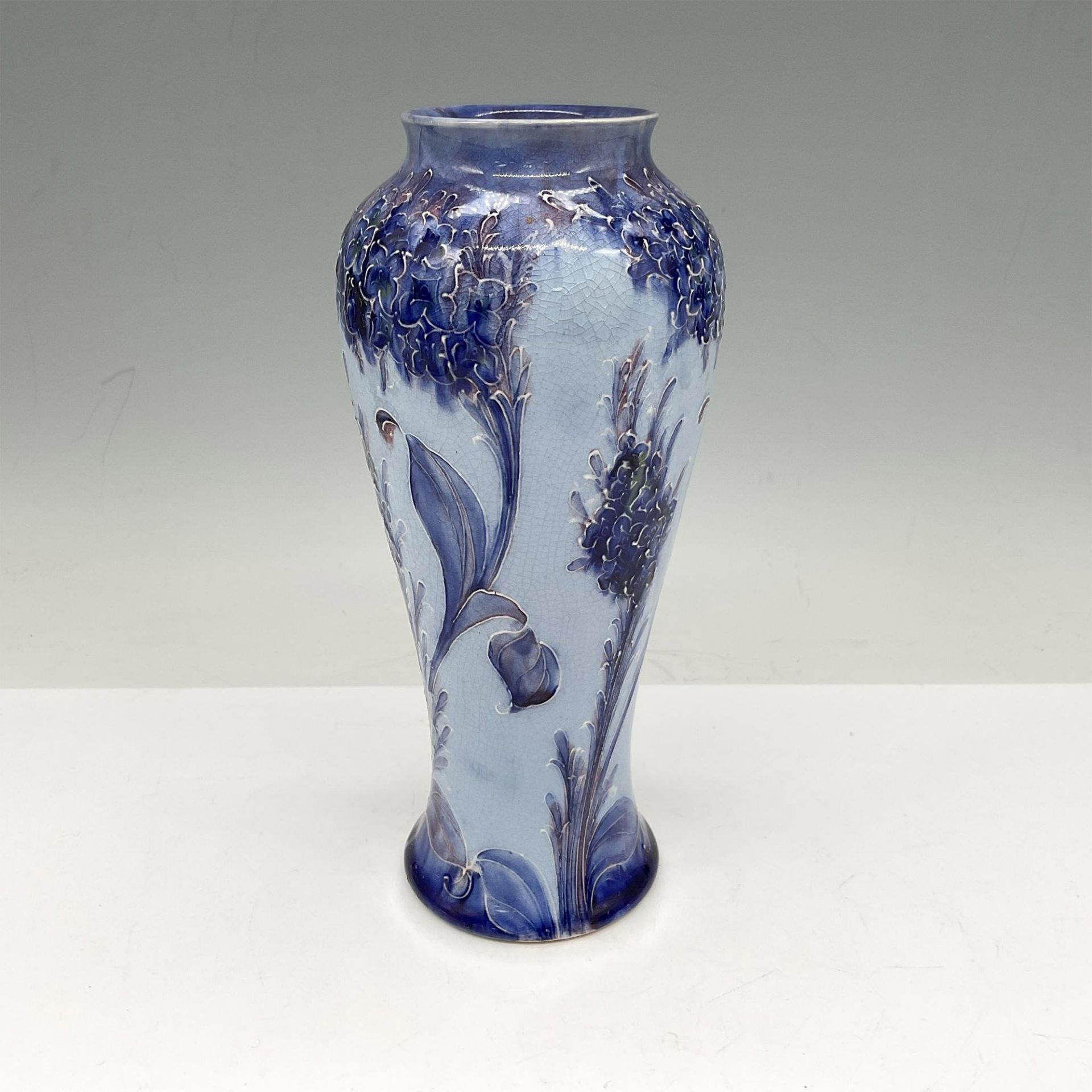 Moorcroft Porcelain Florian Ware Vase, Lilac - Bild 2 aus 3