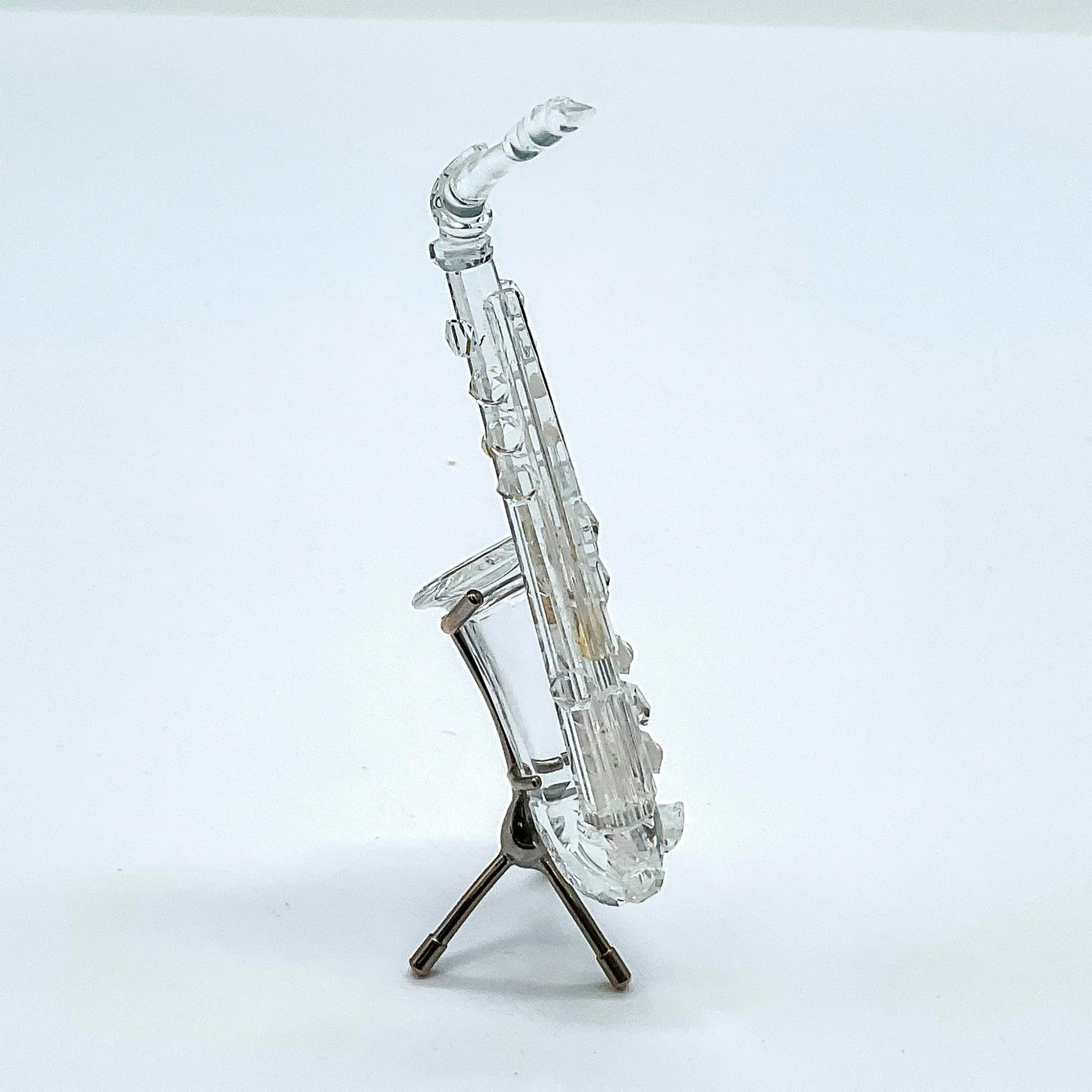 Swarovski Silver Crystal Figurine, Saxophone - Image 2 of 3