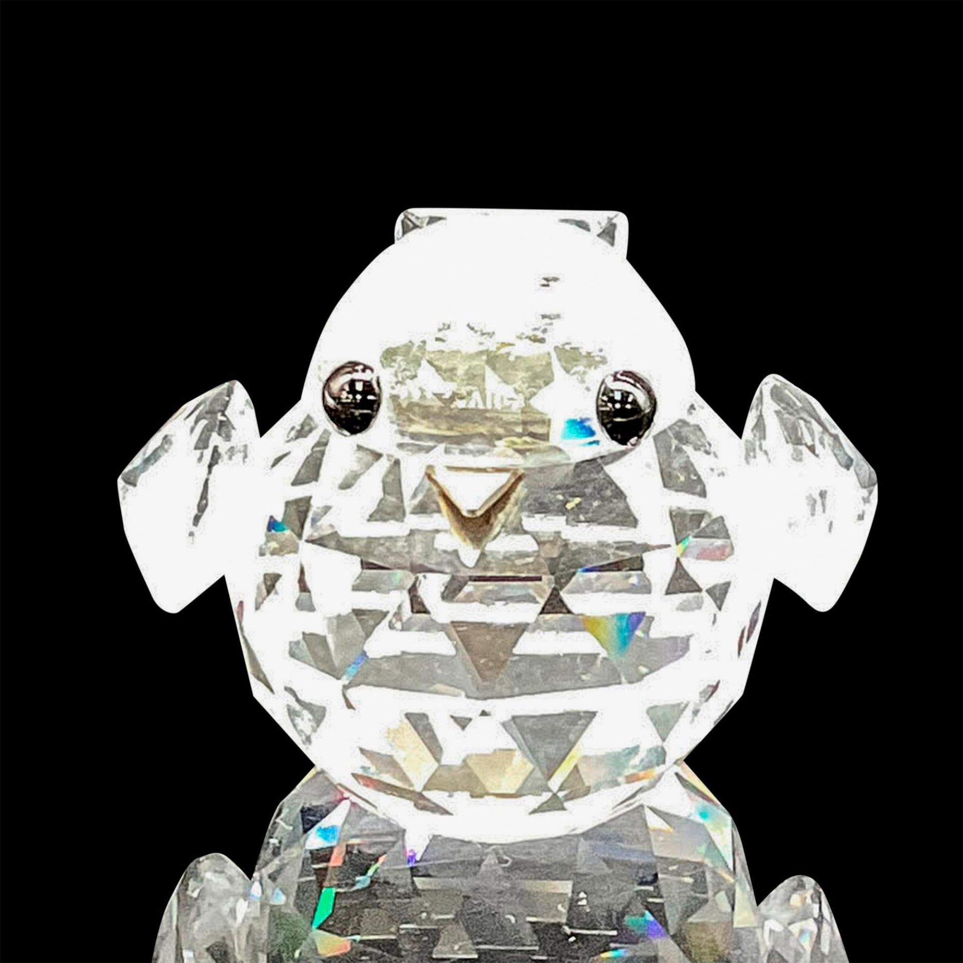 Swarovski Silver Crystal Figurine, Large Sparrow