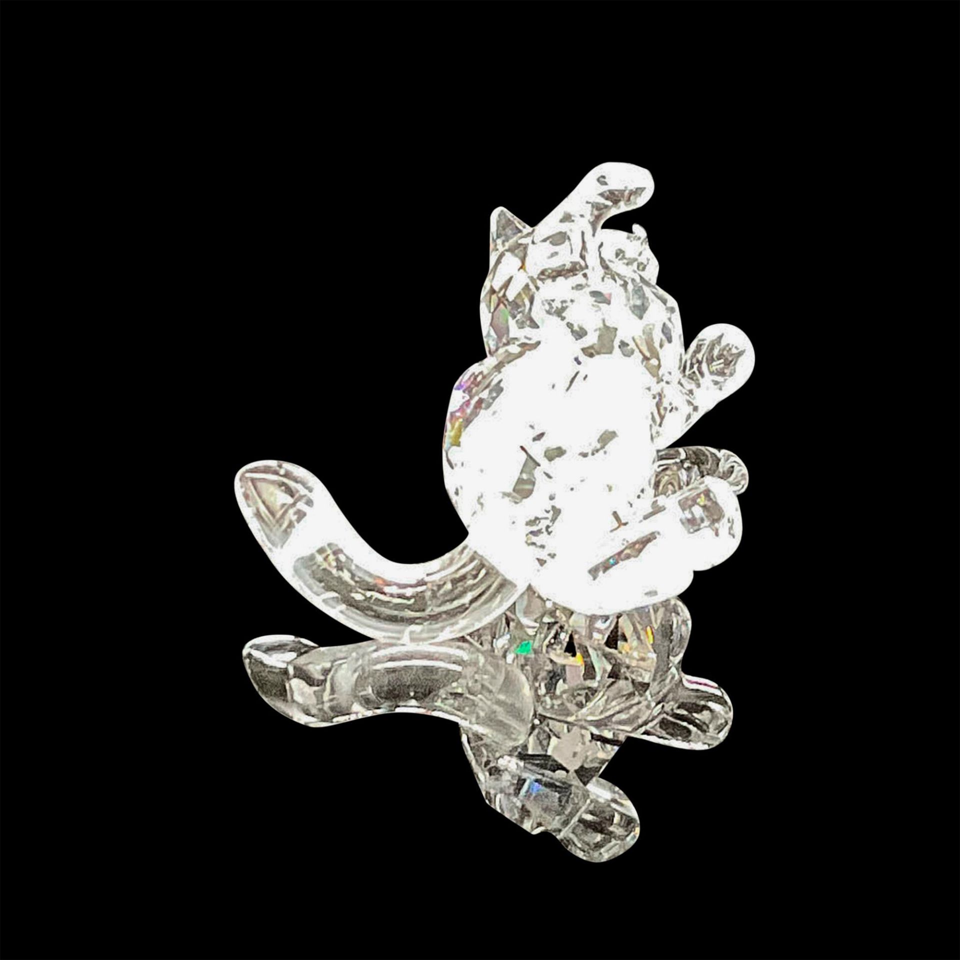 Swarovski Silver Crystal Figurine, Begging Kitten - Image 3 of 4