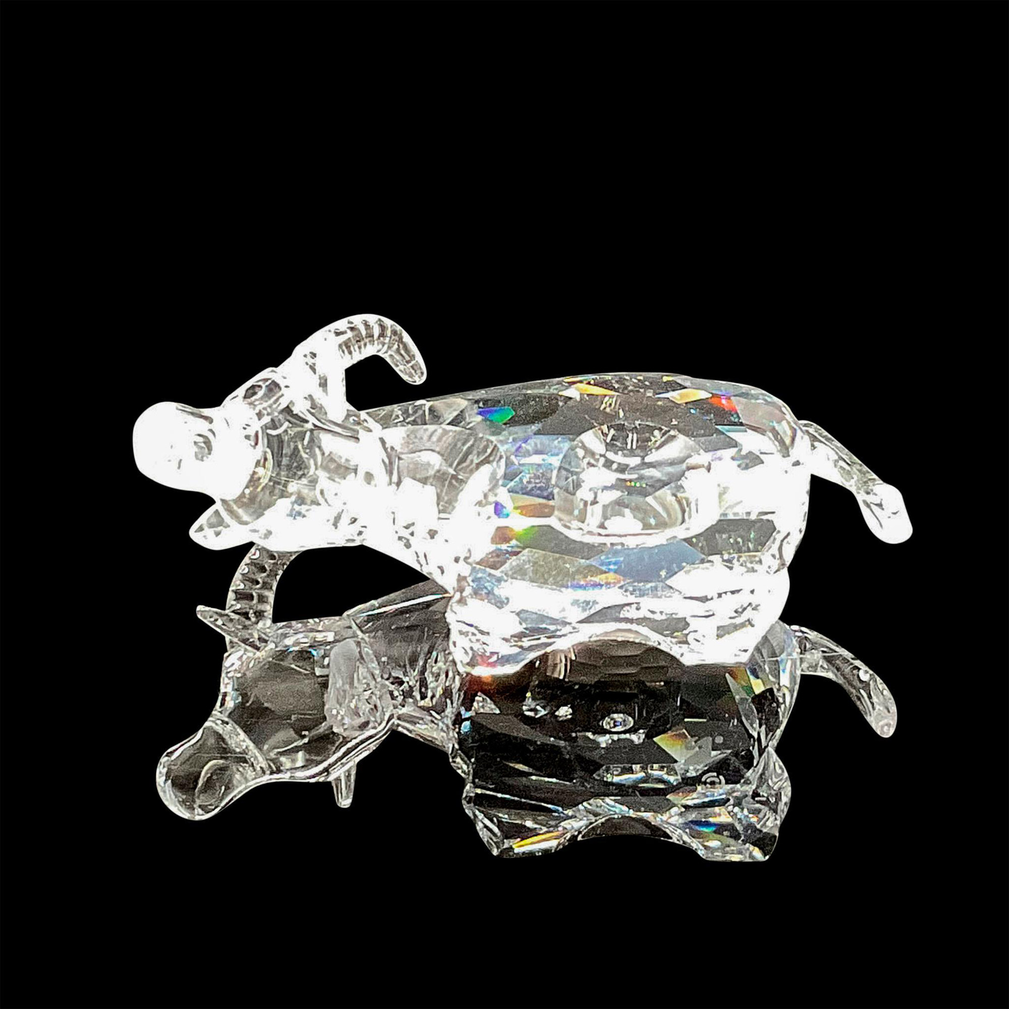 Swarovski Silver Crystal Figurine, Zodiac Ox - Image 3 of 4