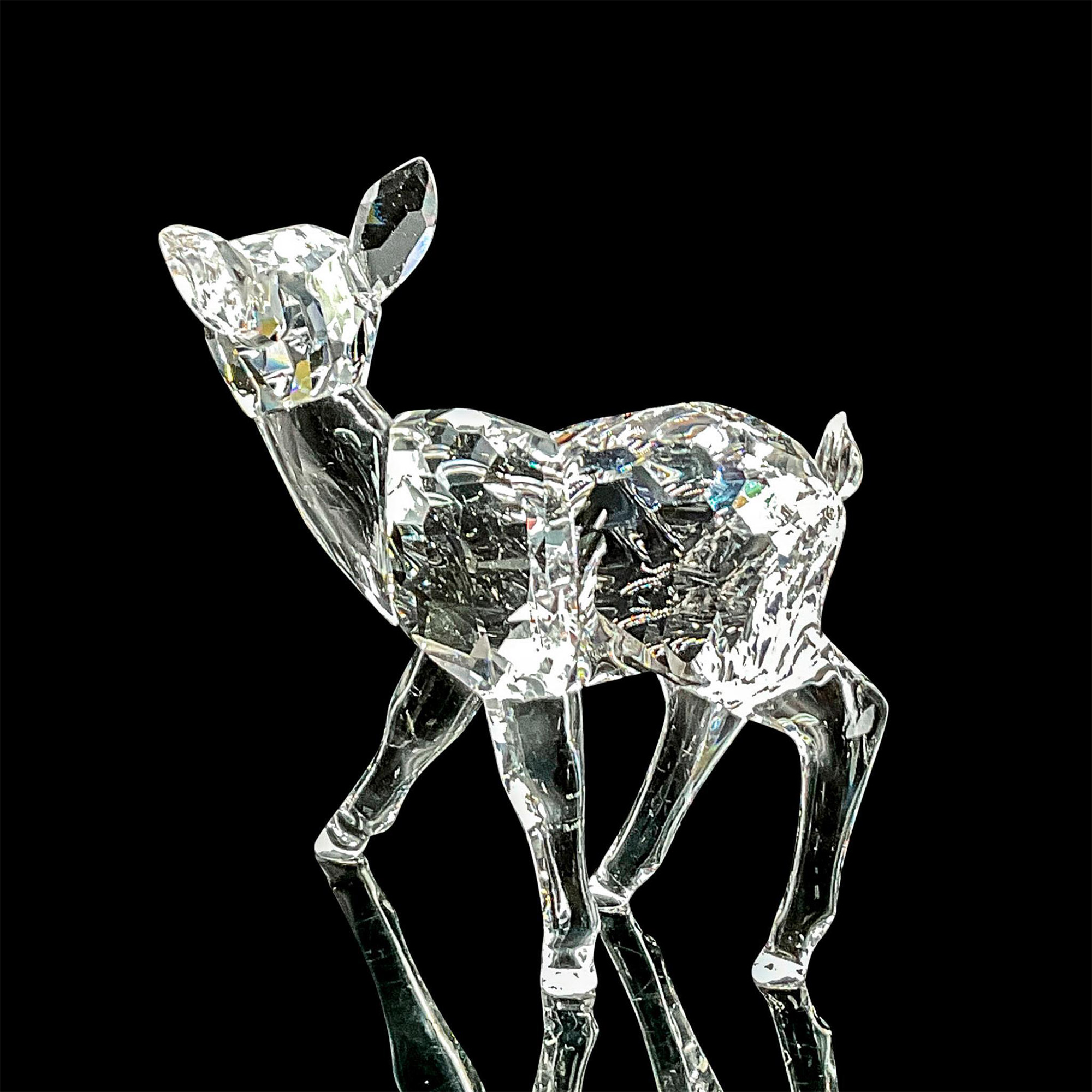 Swarovski Silver Crystal Figurine, Fawn - Image 2 of 4