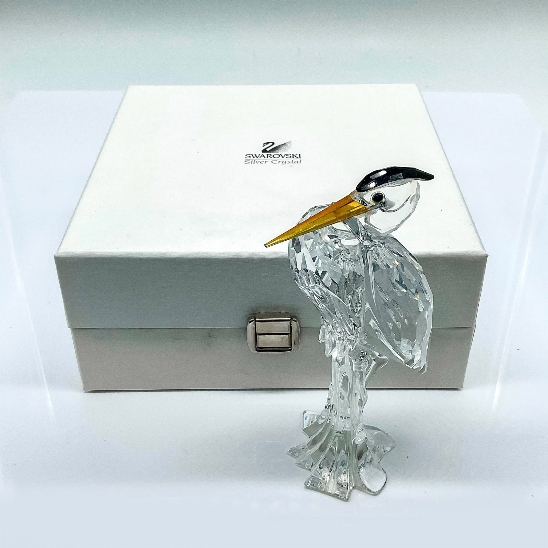 Swarovski Silver Crystal Figurine, Heron - Image 4 of 4