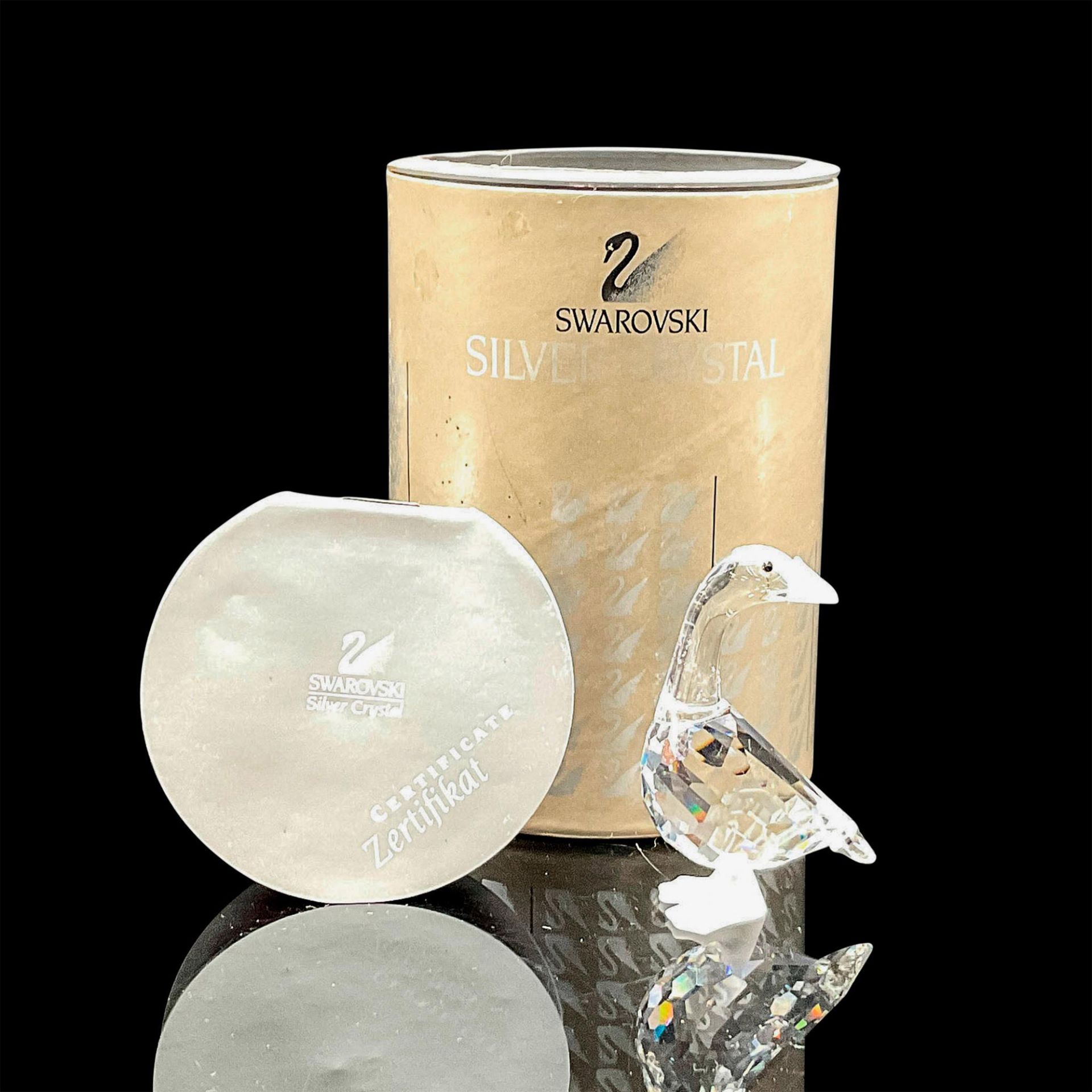 Swarovski Silver Crystal Figurine, Mother Goose - Bild 4 aus 4