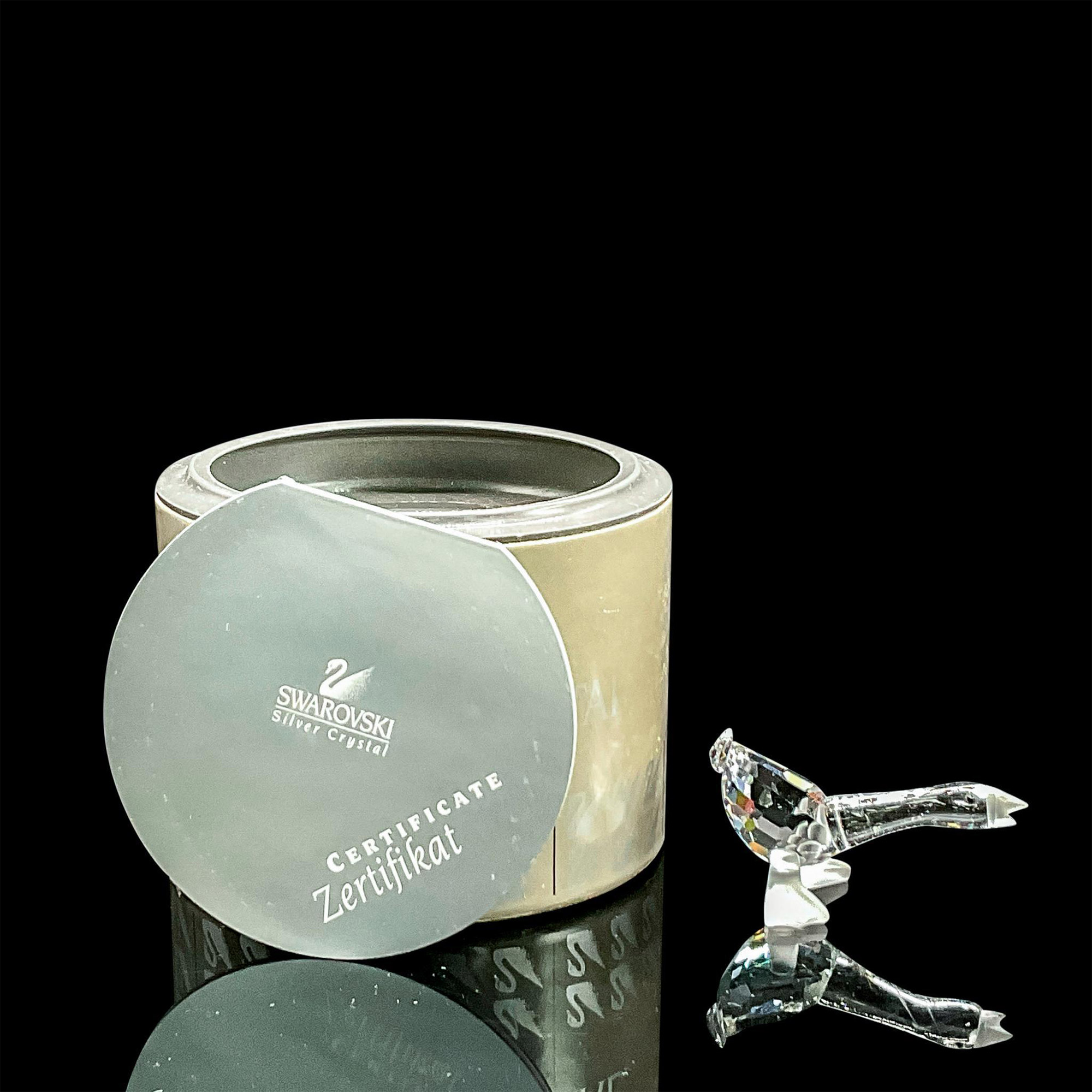 Swarovski Silver Crystal Figurine, Harry Gosling, Duck - Image 4 of 4