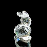 Swarovski Silver Crystal Figurine, Mini Rabbit Sitting