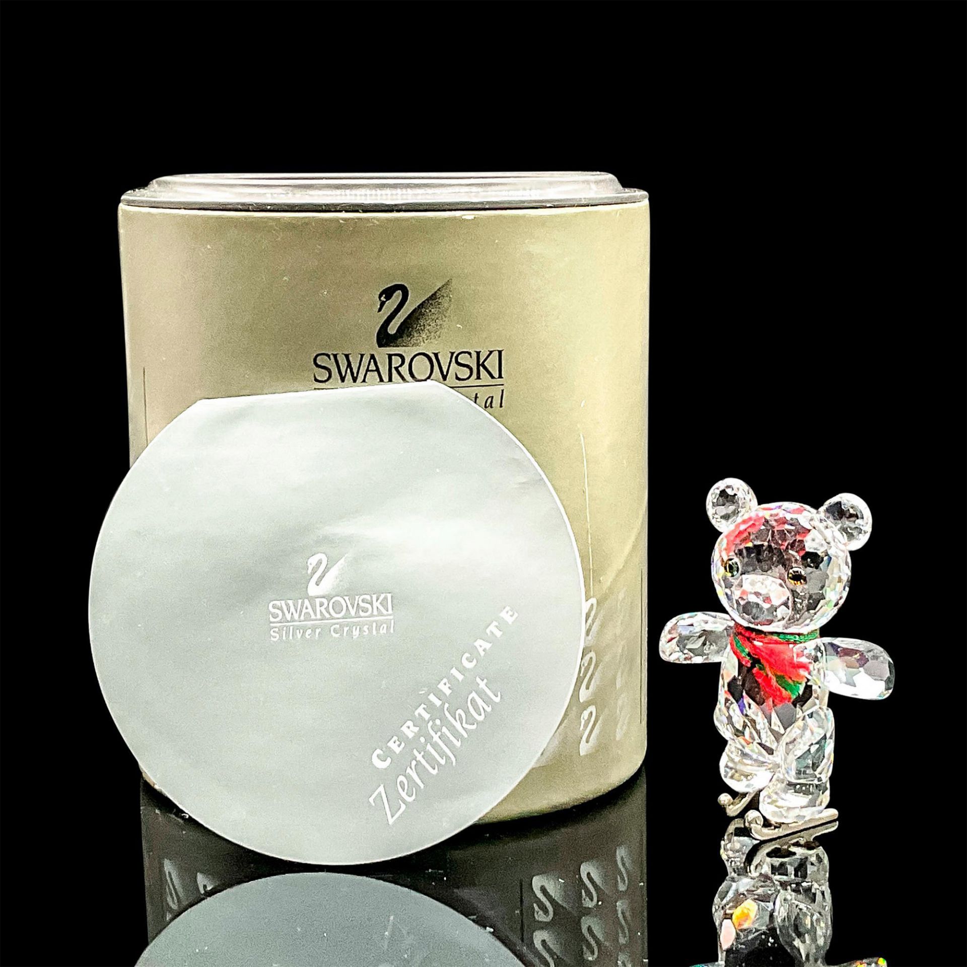 Swarovski Crystal Figurine, Kris Bear on Skates - Image 4 of 4