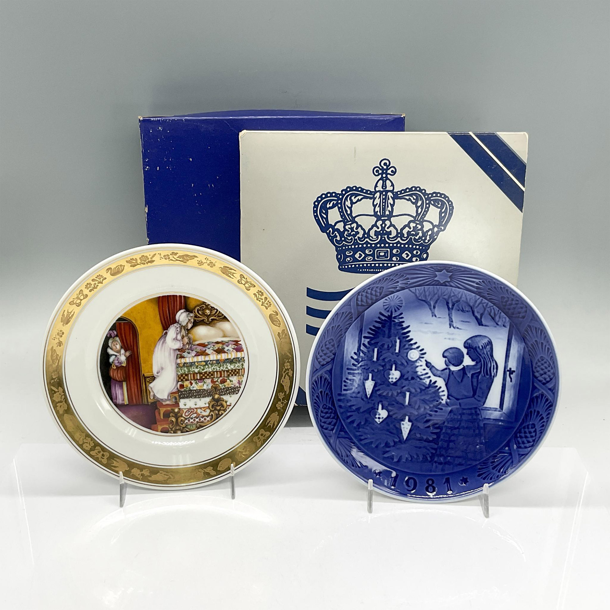 2pc Royal Copenhagen Plates, Hans Christian Andersen - Image 3 of 3