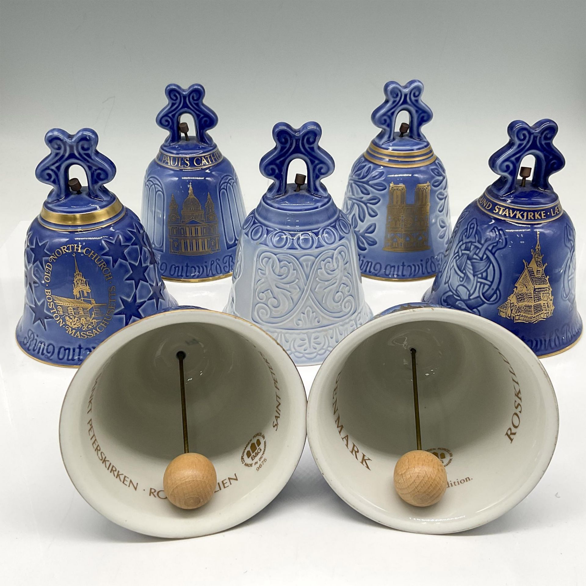 7pc Bing & Grondahl Porcelain Annual Bells - Image 3 of 3