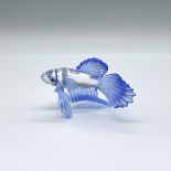 Swarovski Crystal Figurine, Siamese Fighting Fish - Blue