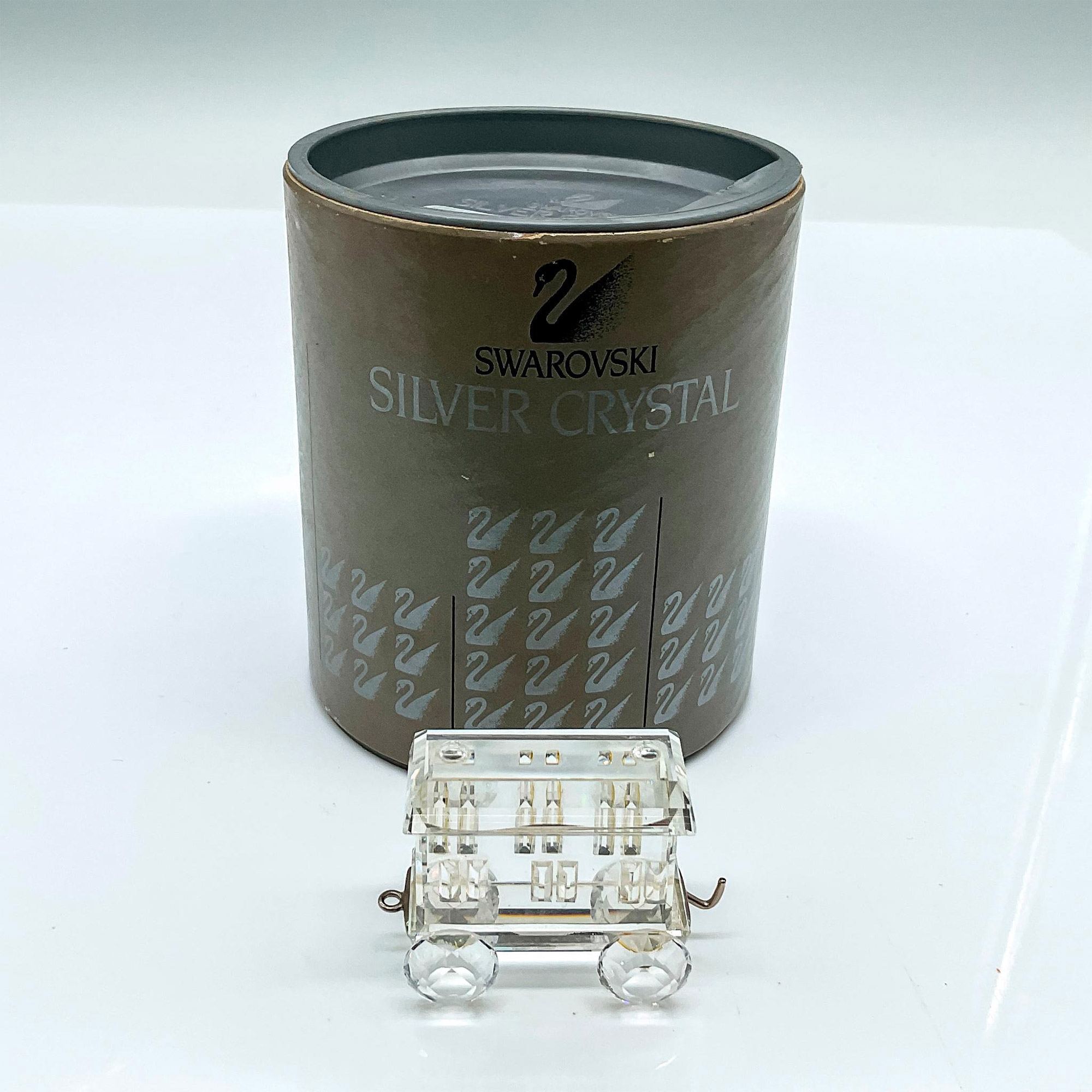 Swarovski Silver Crystal Figurine, Passenger Carriage - Image 4 of 4