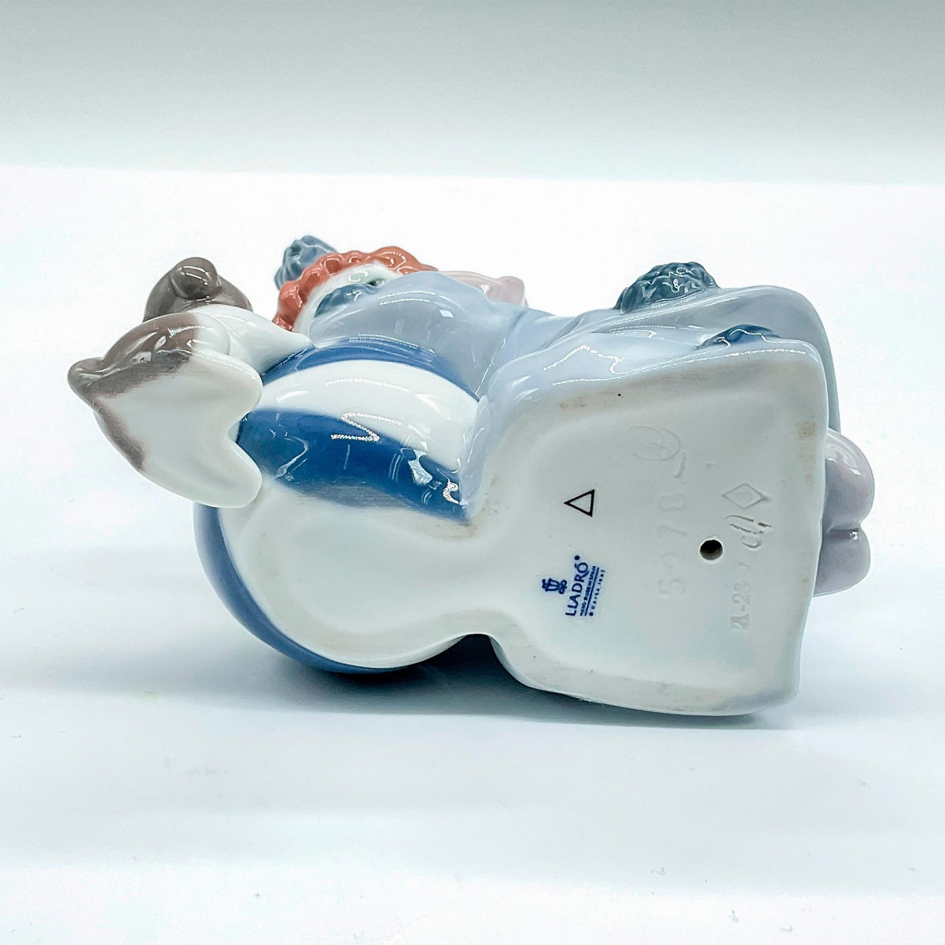 Pierrot with Puppy and Ball 1005278 - Lladro Porcelain Figurine - Bild 3 aus 3