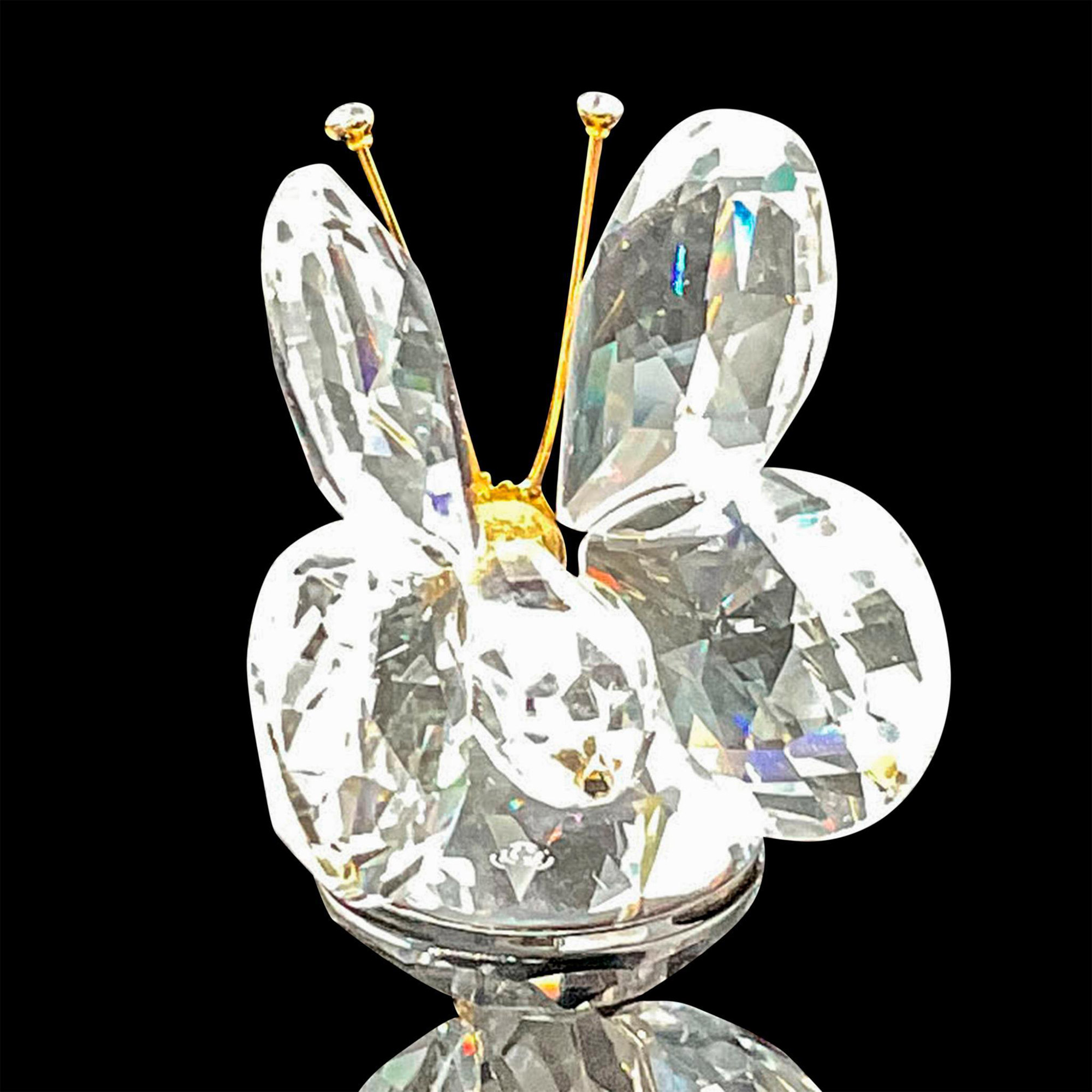 Swarovski Crystal Figurine, Butterfly with Gold Antennae - Image 2 of 4