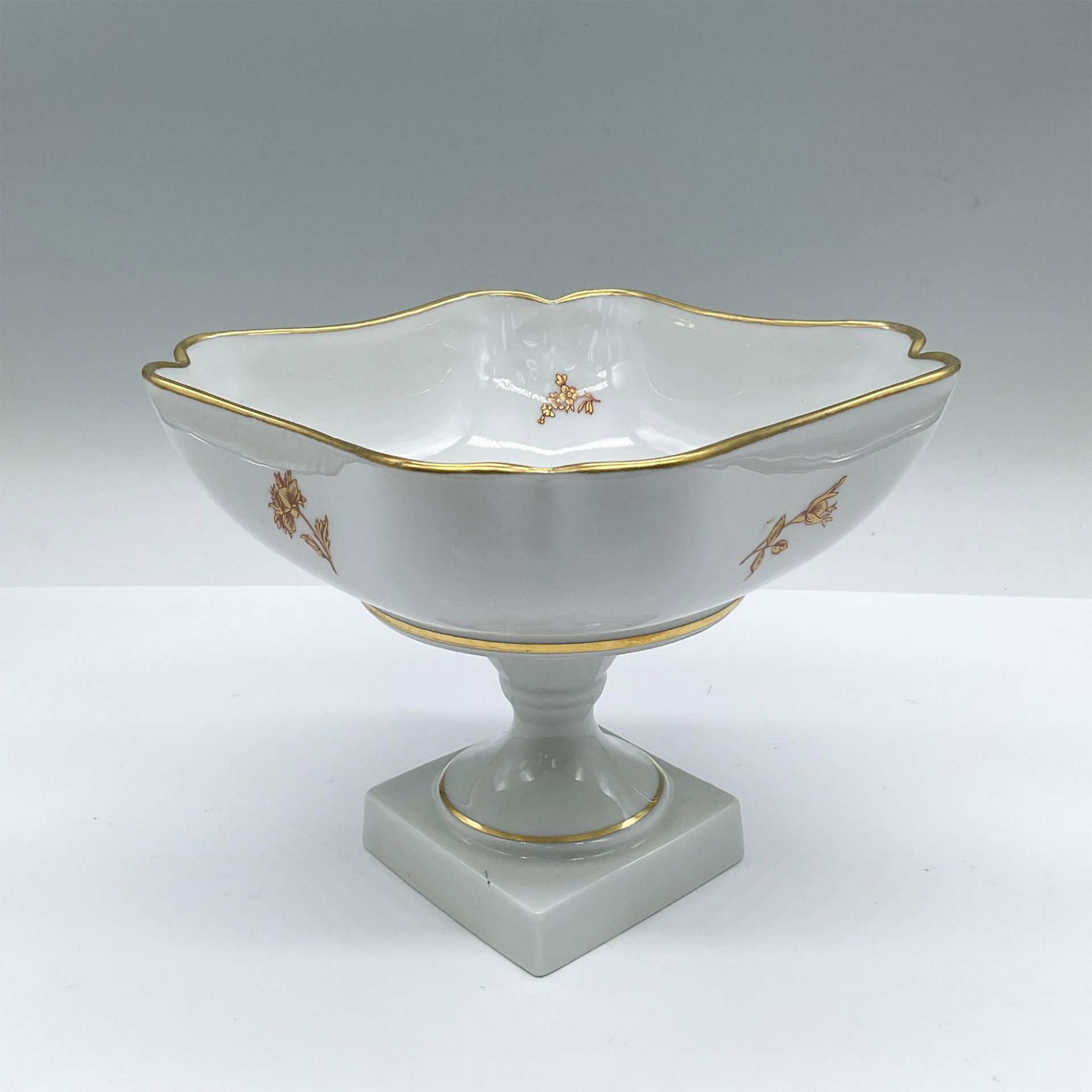 Limoges Porcelain Gilt Floral Candy Dish - Image 2 of 4