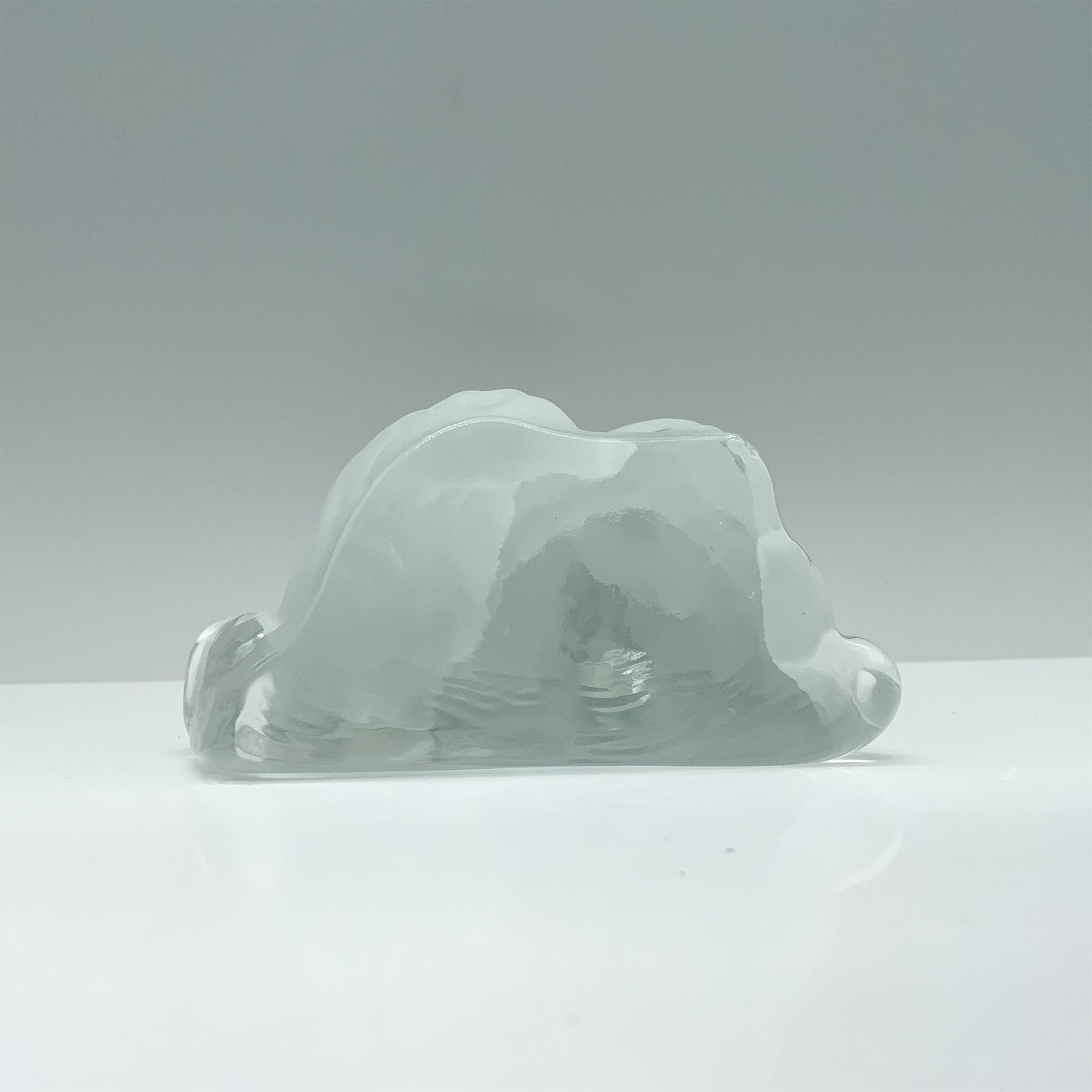 Frosted Glass Kitten Figurine - Image 3 of 3