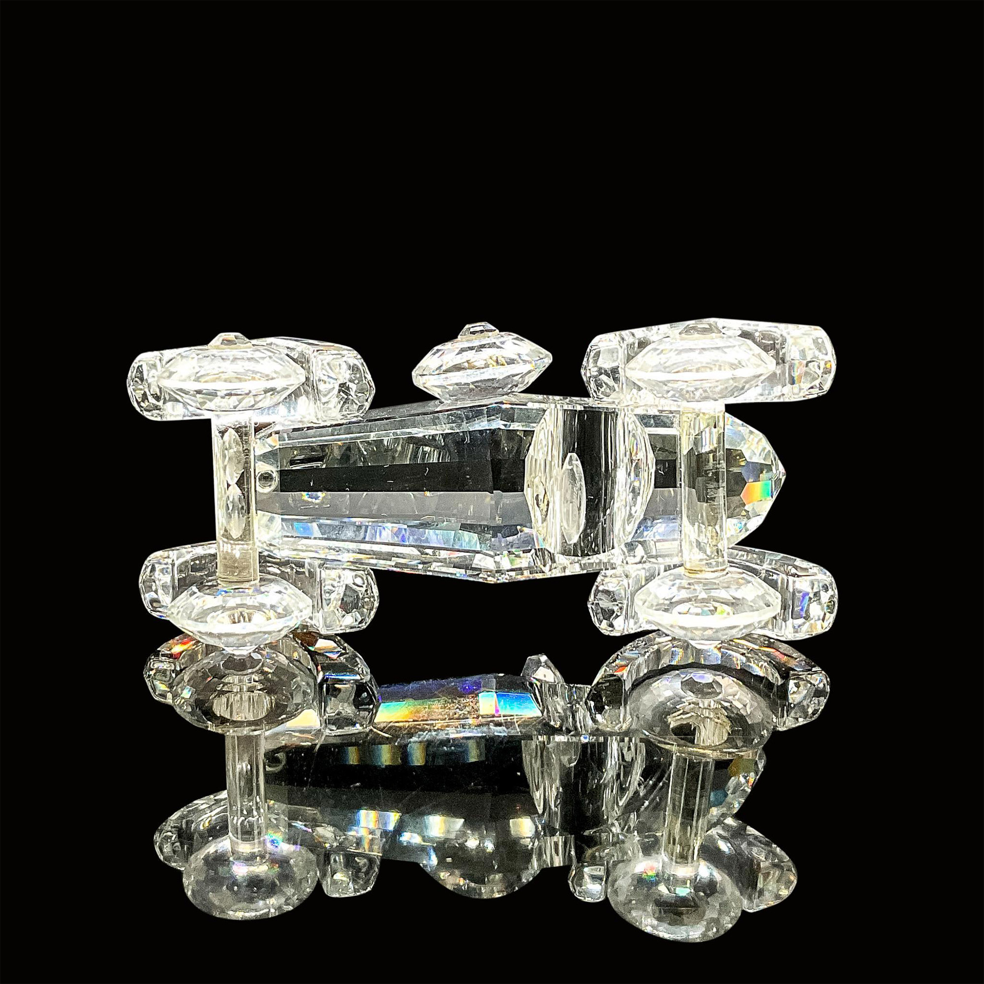 Swarovski Silver Crystal Figurine, Old Timer - Image 4 of 4