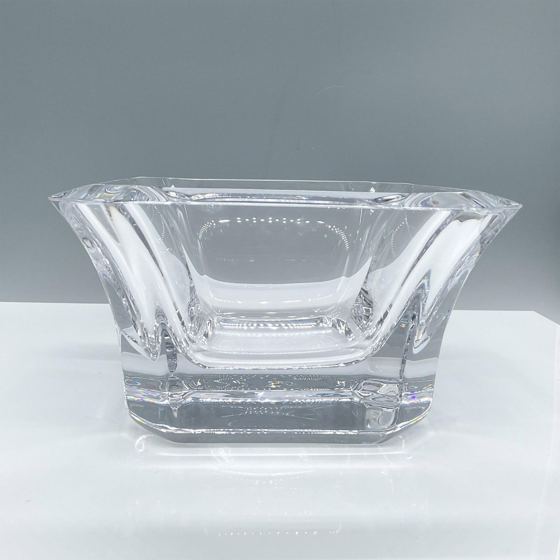 Orrefors Crystal Bowl, Square