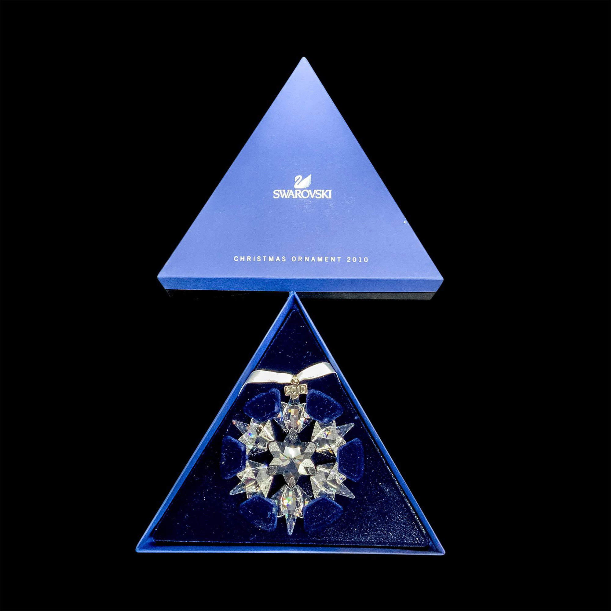 Swarovski Crystal 2010 Annual Snowflake Christmas Ornament - Image 3 of 3