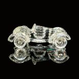 Swarovski Silver Crystal Figurine, Old Timer