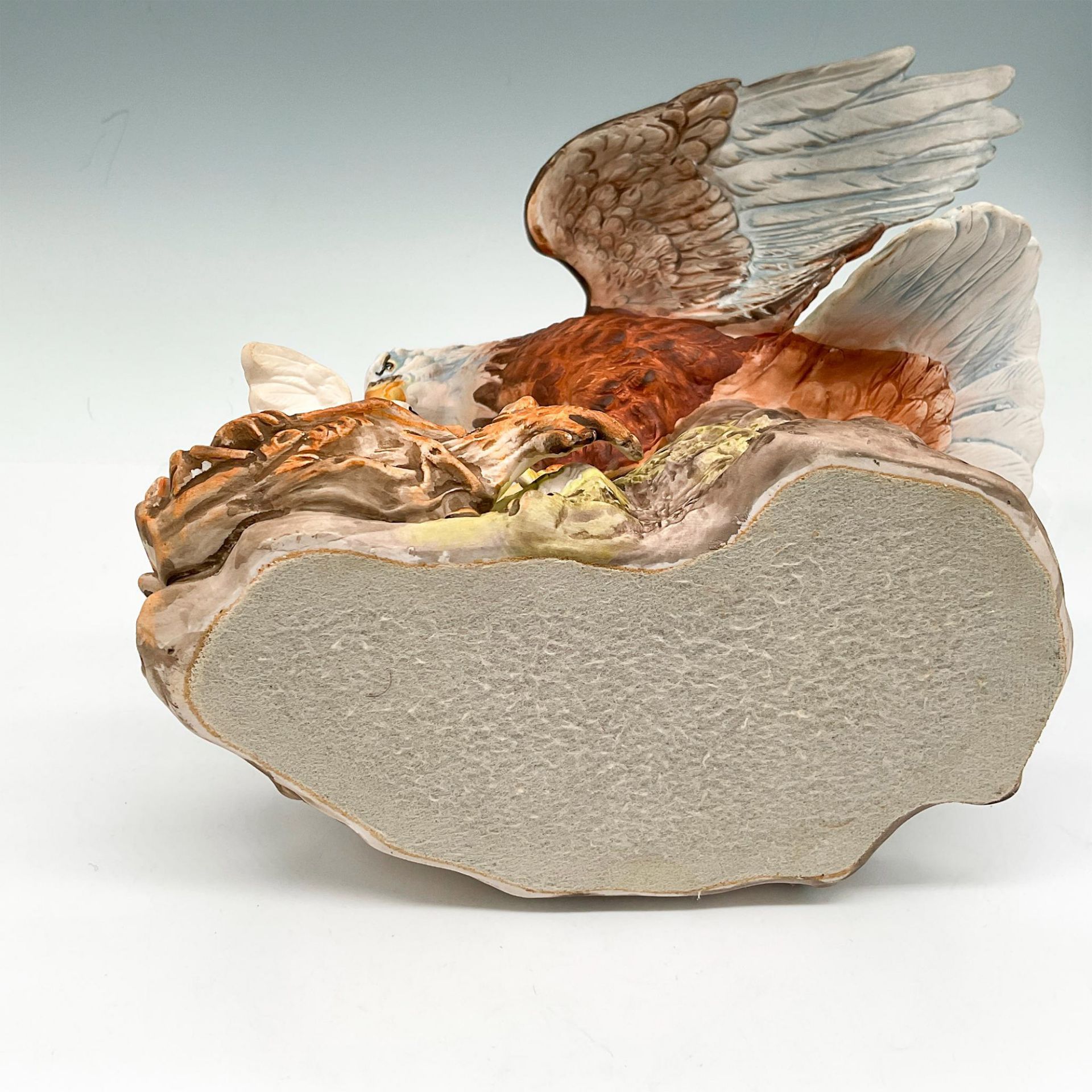 Vintage American Eagle with Eaglets Ceramic Figurine - Image 5 of 5