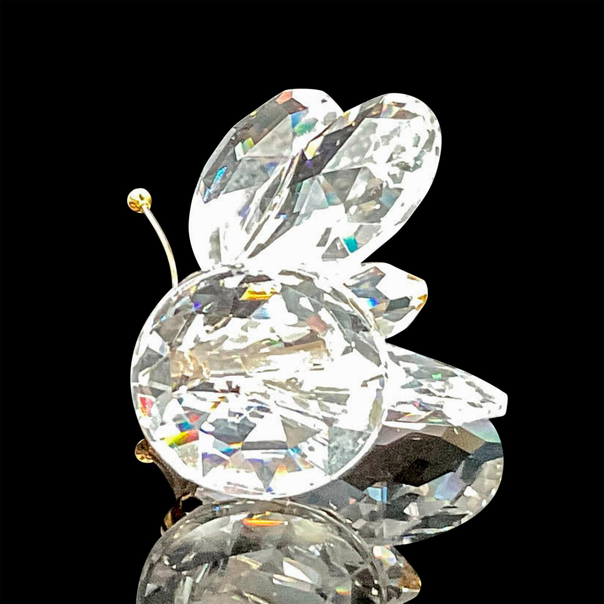 Swarovski Crystal Figurine, Butterfly with Gold Antennae - Image 3 of 4