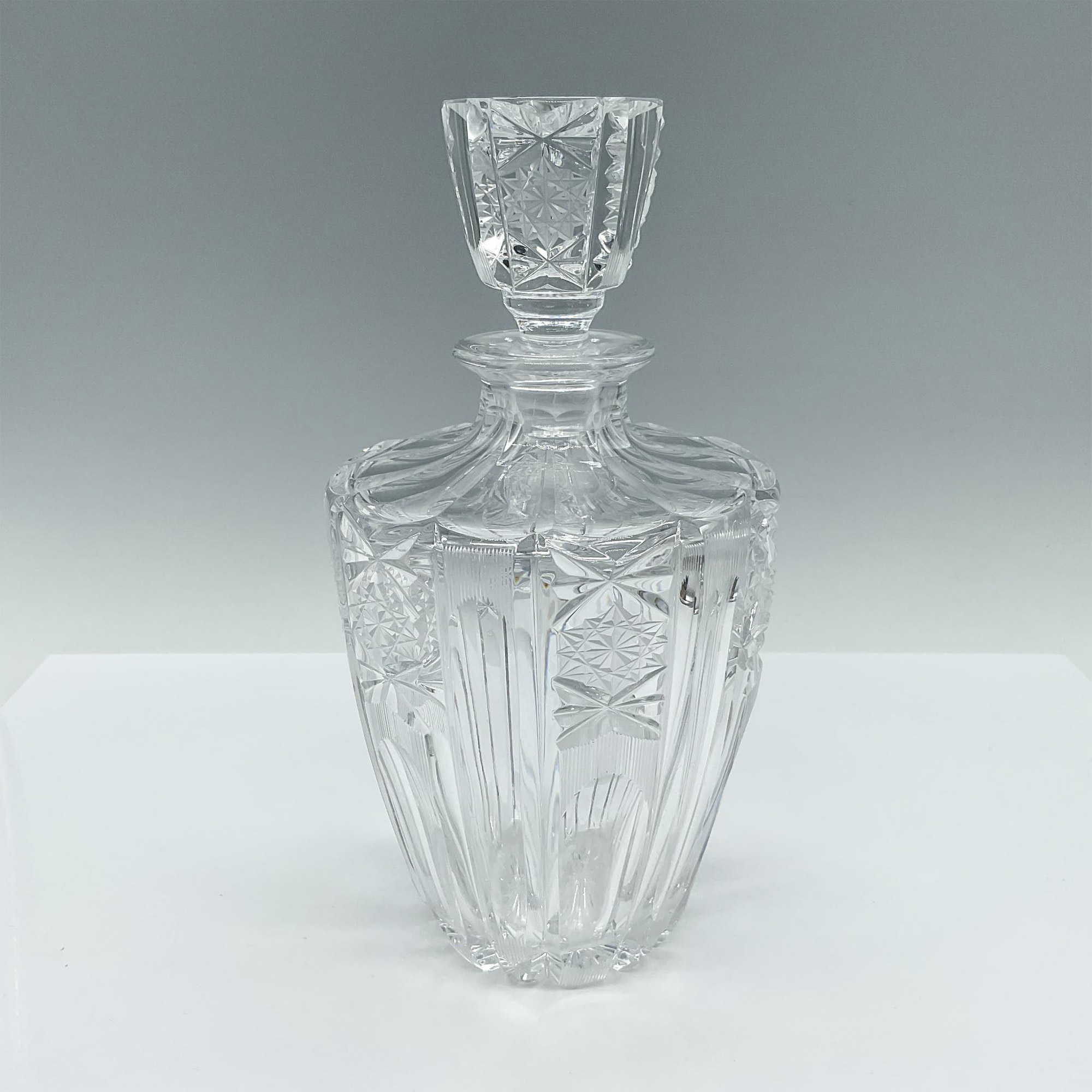 Cut Crystal Decanter and Stopper - Image 2 of 4