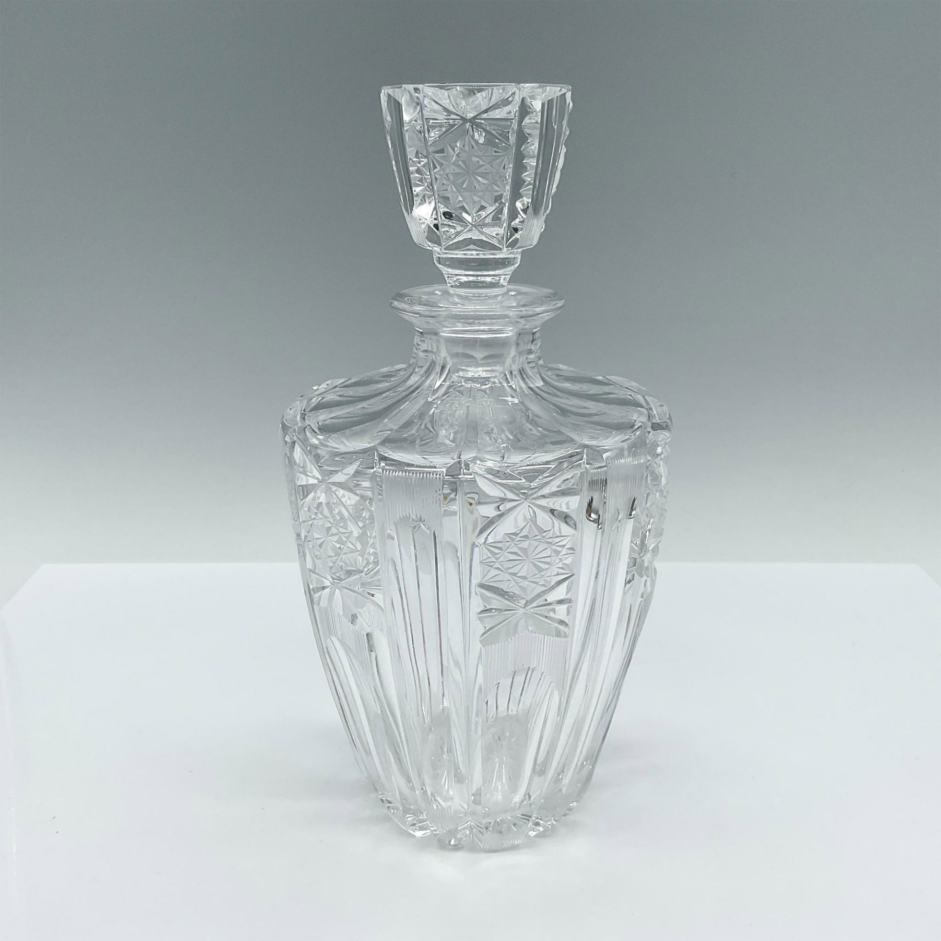 Cut Crystal Decanter and Stopper - Bild 2 aus 4