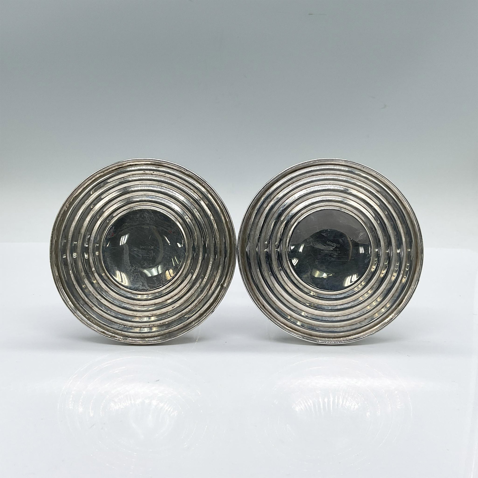 Pair of Gorham Weighted Sterling Siiver Candlestick Holders - Image 2 of 3