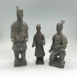 3pc Terracotta Army Warrior Statuettes