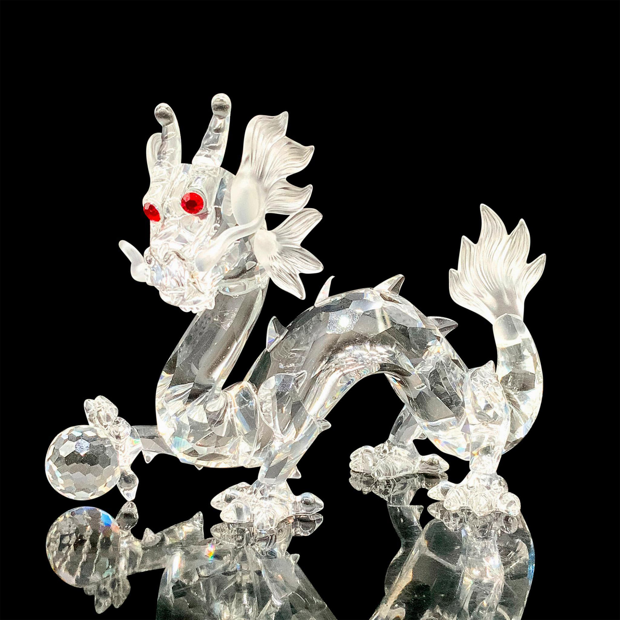 Swarovski Crystal Figurine and Base, 1997 Dragon 208398
